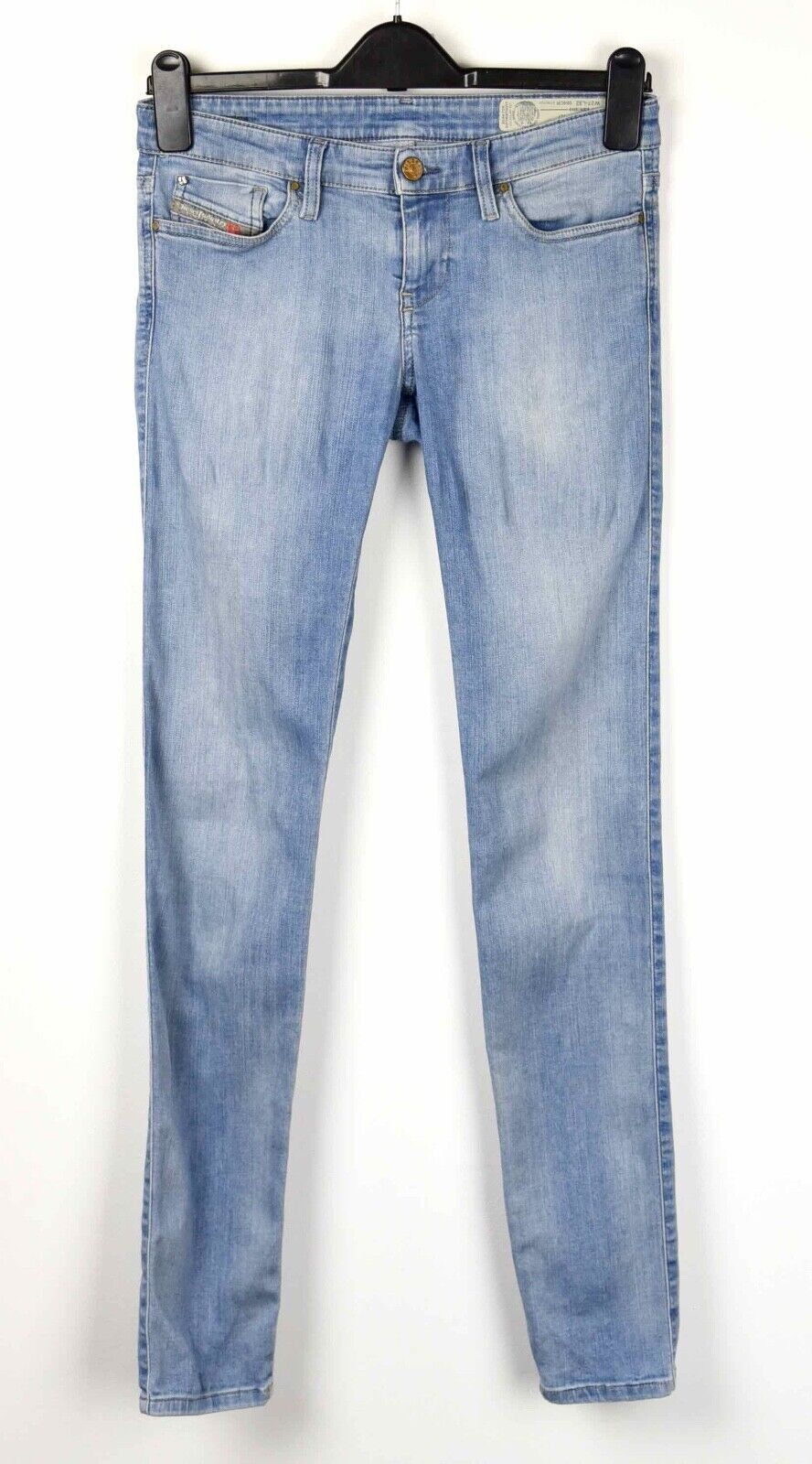 Diesel Skinzee-Low W27 L32 Super Slim Skinny Low Waist Jeans Denim Size 27" / US 4 / IT 40 - 1 Thumbnail