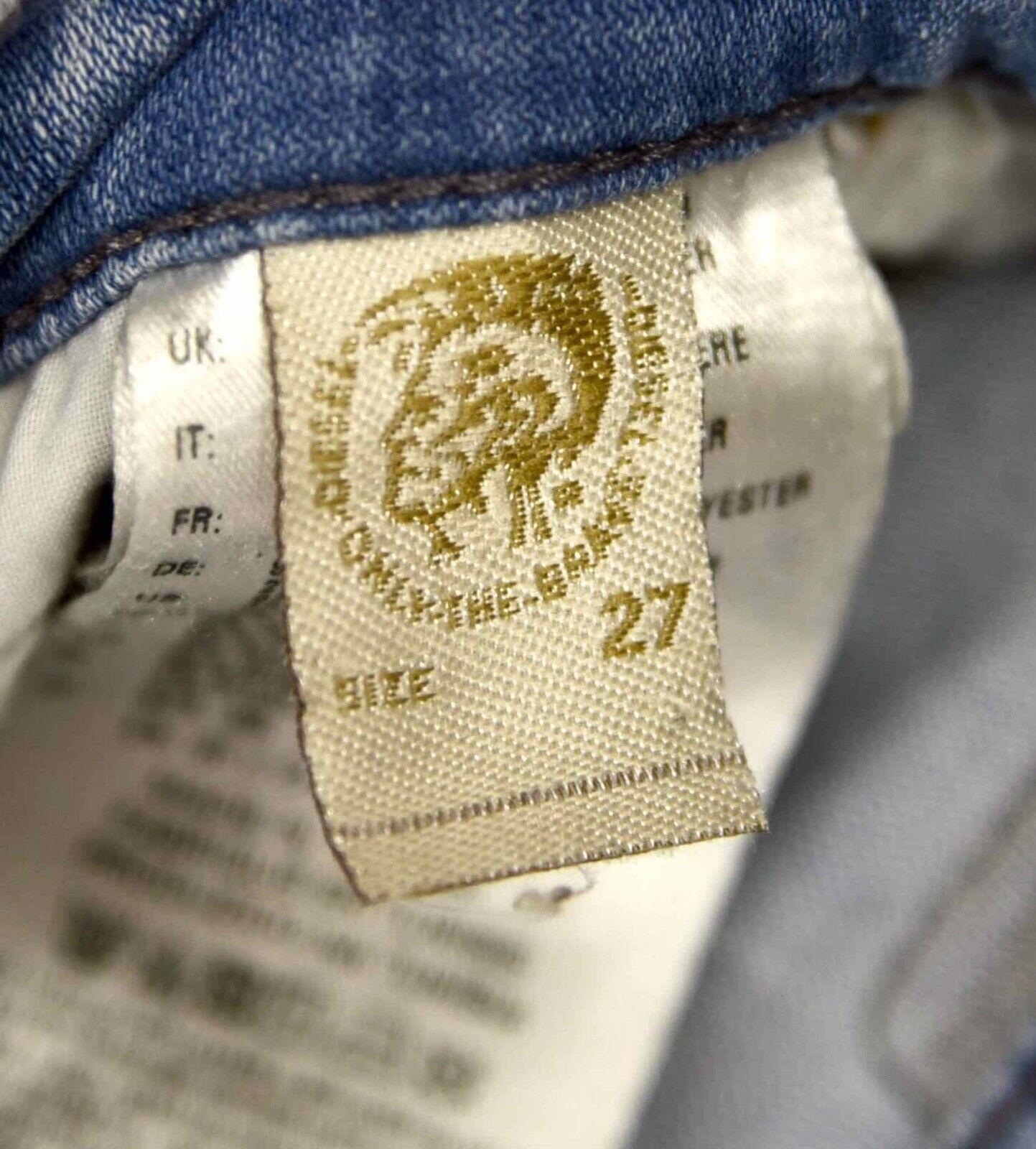 Diesel Skinzee-Low W27 L32 Super Slim Skinny Low Waist Jeans Denim Size 27" / US 4 / IT 40 - 8 Thumbnail