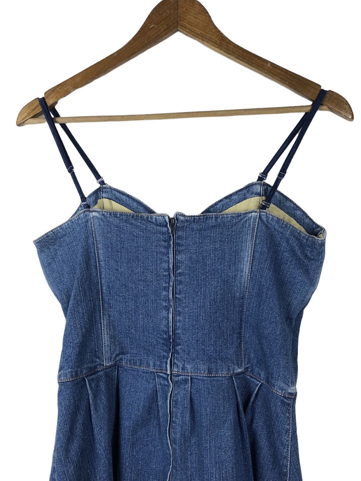 Bape × Nigo A Bathing Ape Denim Mini Dress Size S / US 4 / IT 40 - 5 Thumbnail