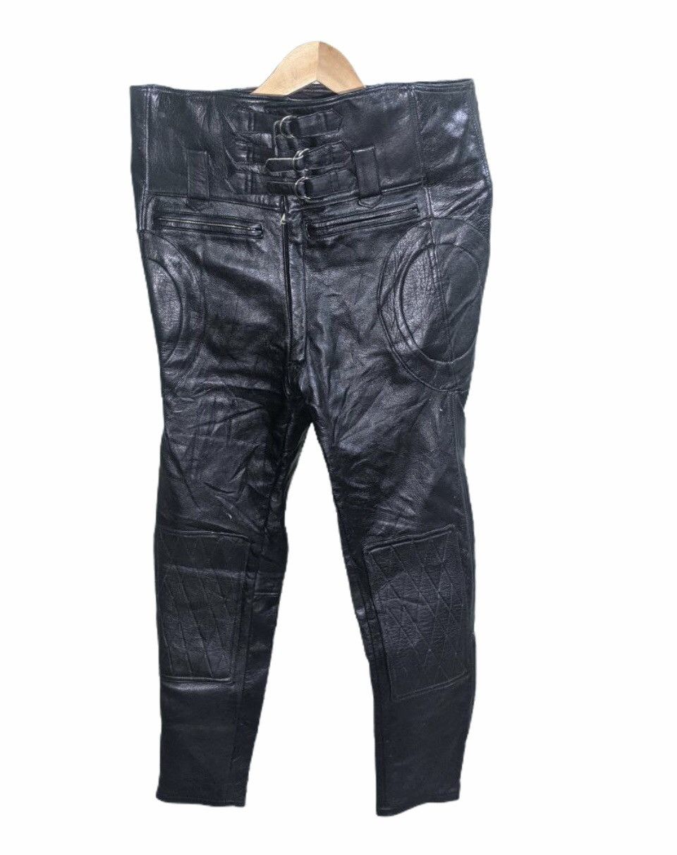 Leather NANKAI LEATHER PANTS MOTORCYCLE | Grailed