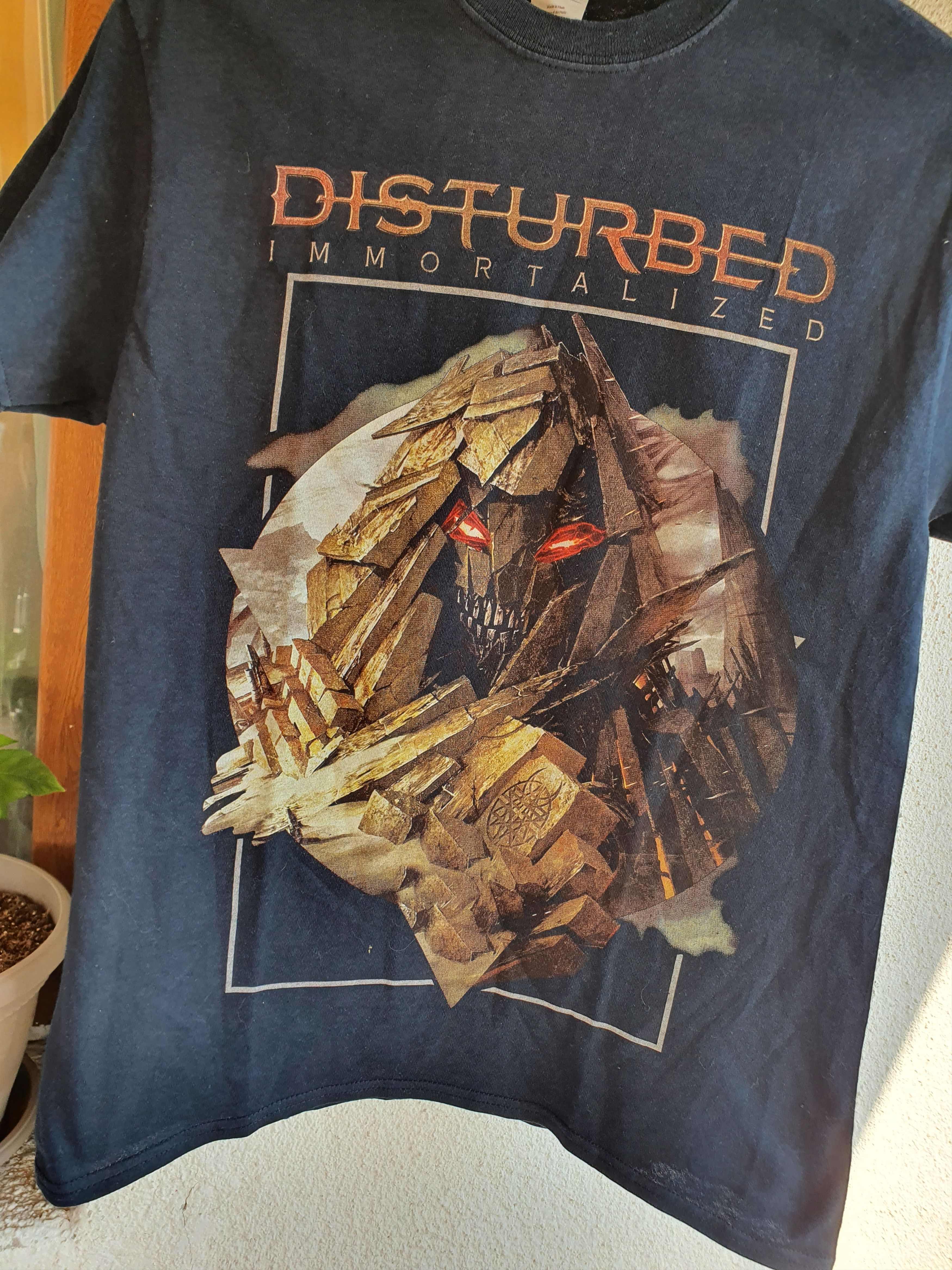 Band Tees × Gildan Disturbed Immortalized Band t-shirt,sz M Size US M / EU 48-50 / 2 - 3 Thumbnail