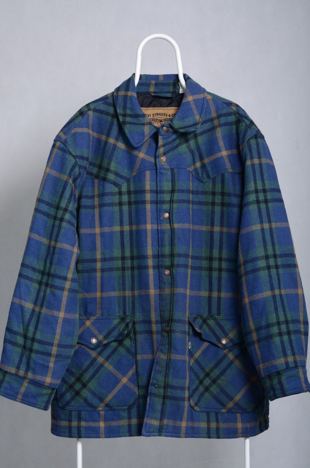 Levi's Vintage LEVIS wool Jacket heavy over shirt size Xl Size US XL / EU 56 / 4 - 1 Thumbnail