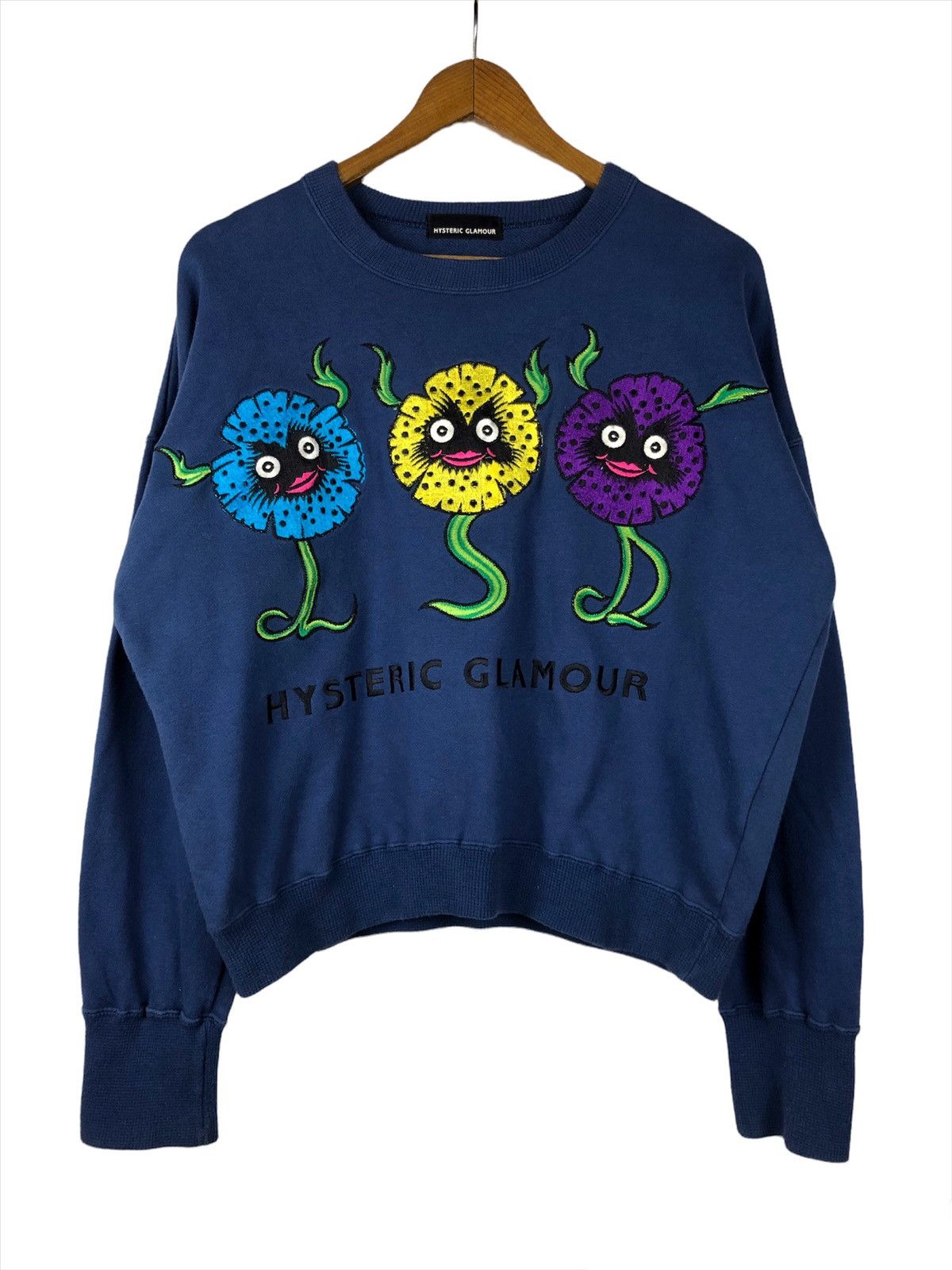 Hysteric Glamour Hysteric Glamour Cropped Sweatshirt Size US M / EU 48-50 / 2 - 1 Thumbnail