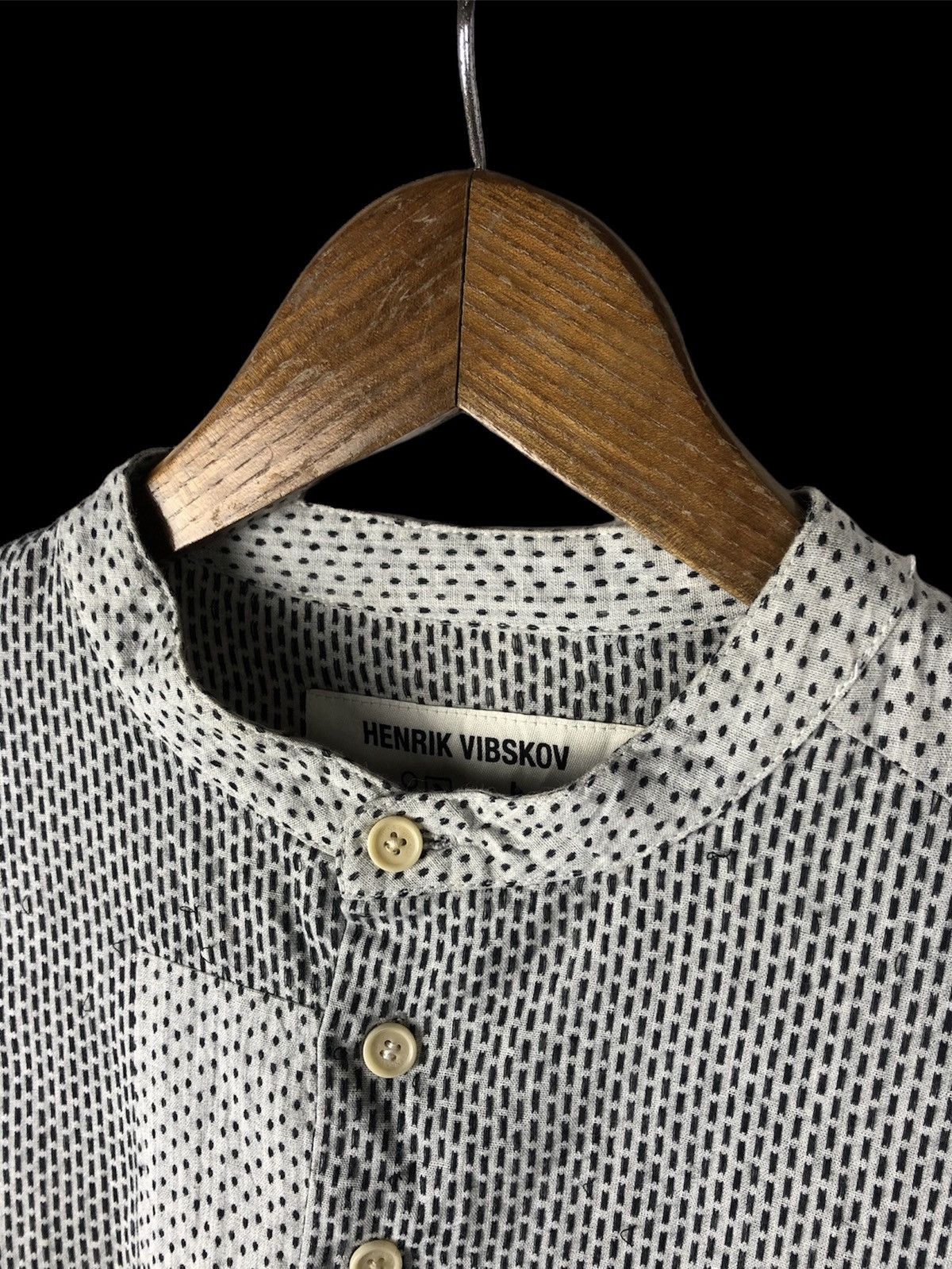 Henrik Vibskov Henrik Vibskov Sashiko Stitch Button Over Shirt Size US S / EU 44-46 / 1 - 6 Thumbnail