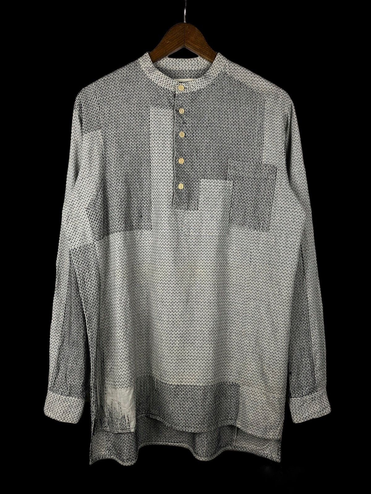 Henrik Vibskov Henrik Vibskov Sashiko Stitch Button Over Shirt Size US S / EU 44-46 / 1 - 1 Thumbnail