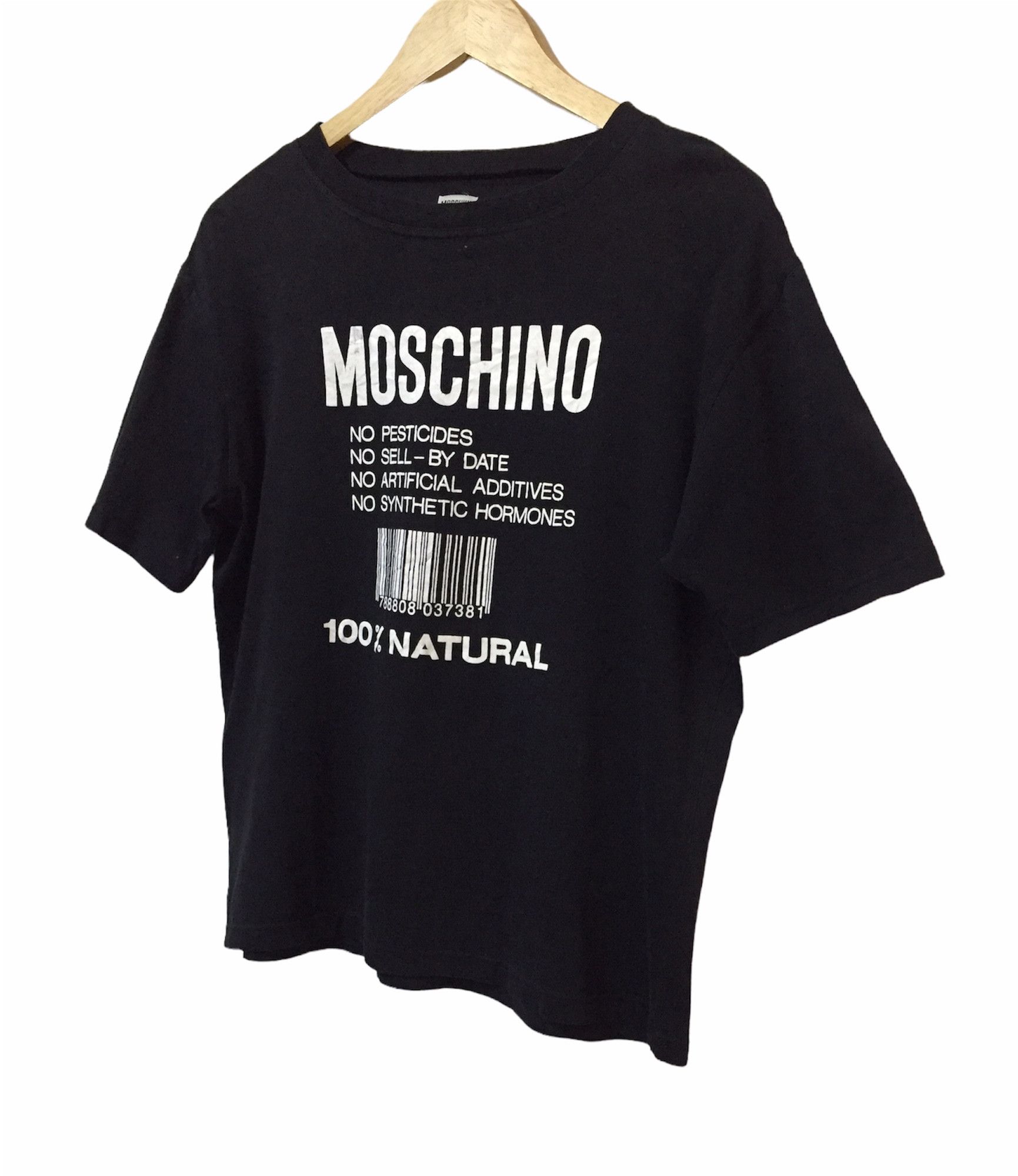 Moschino VINTAGE 90s MOSCHINO ITALIAN LUXURY BRAND BIG LOGO TSHIRT Size US M / EU 48-50 / 2 - 2 Thumbnail