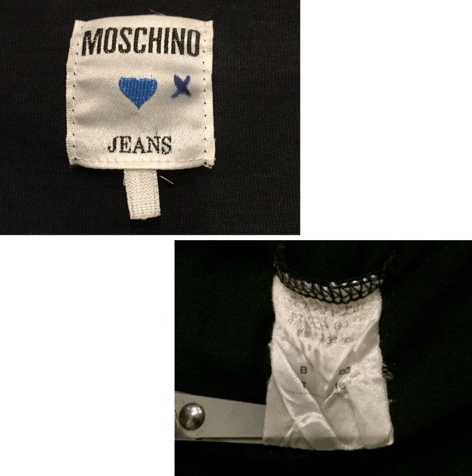 Moschino VINTAGE 90s MOSCHINO ITALIAN LUXURY BRAND BIG LOGO TSHIRT Size US M / EU 48-50 / 2 - 4 Thumbnail