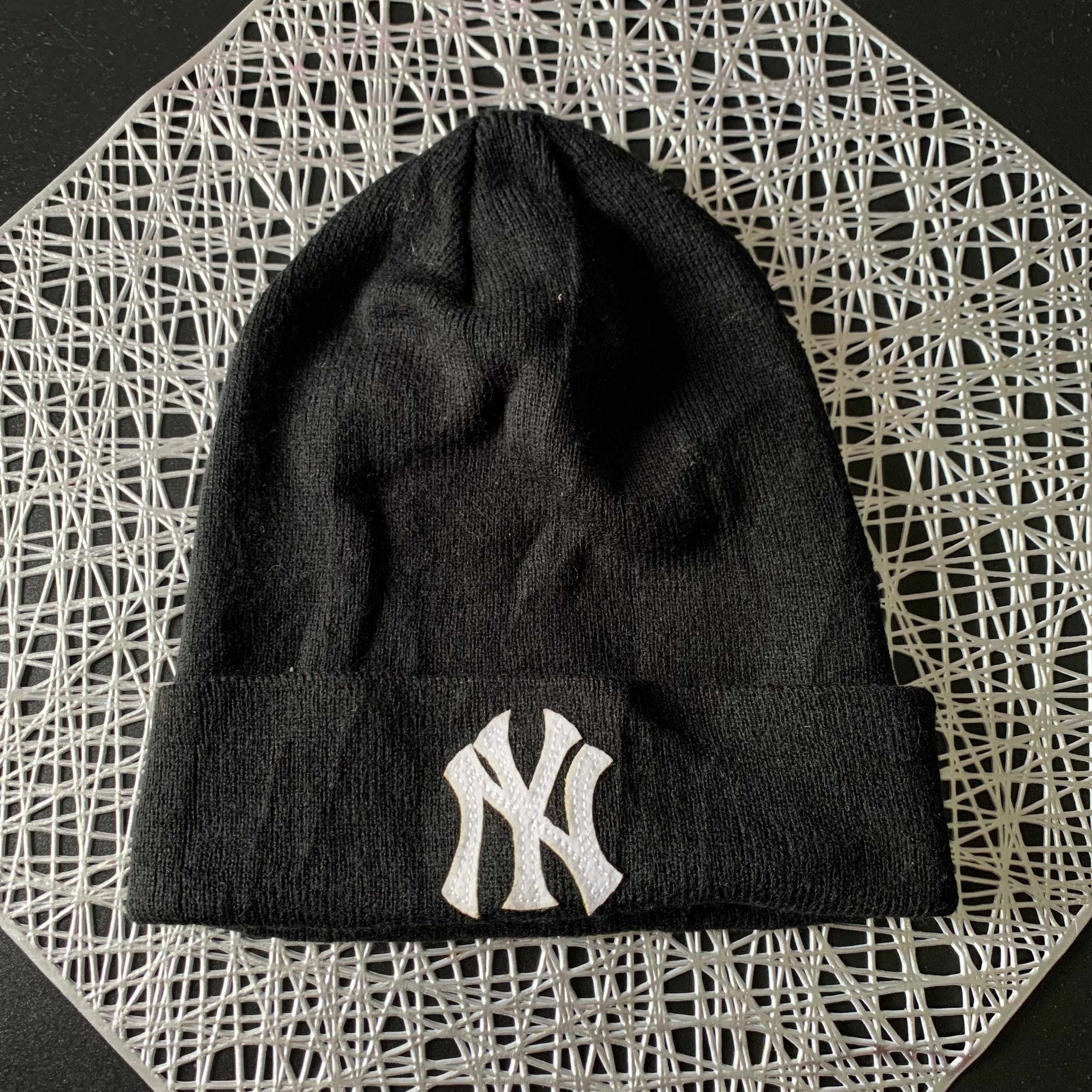 Cooperstown Collection NY New Era Black Beanie #165-G Size ONE SIZE - 1 Thumbnail