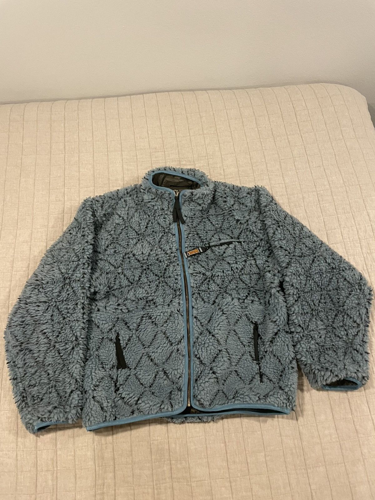 Kapital Kapital Sashiko Fleece Indigo Reversible Jacket Brand New Size US XL / EU 56 / 4 - 6 Thumbnail