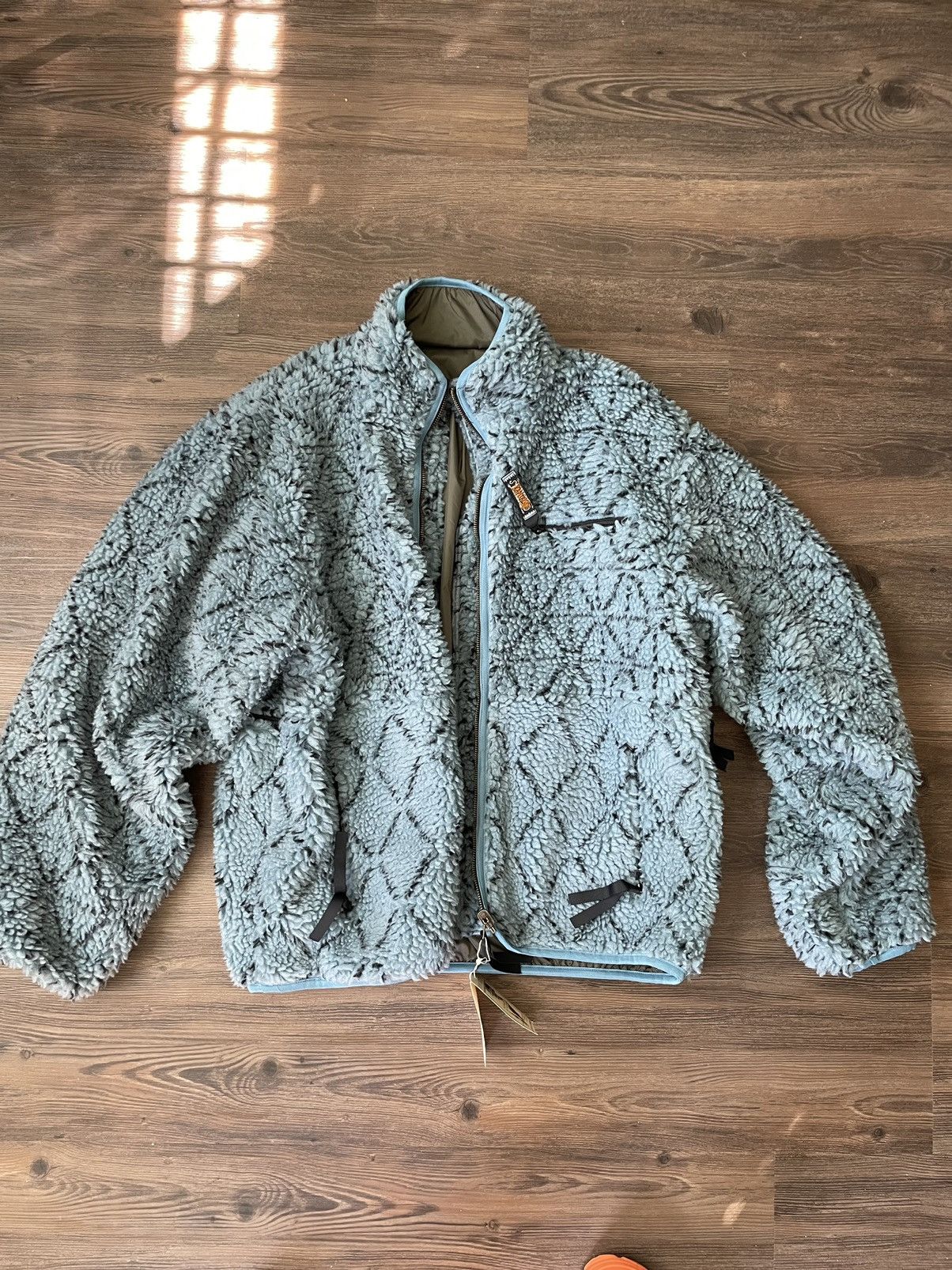 Kapital Kapital Sashiko Fleece Indigo Reversible Jacket Brand New Size US XL / EU 56 / 4 - 1 Thumbnail