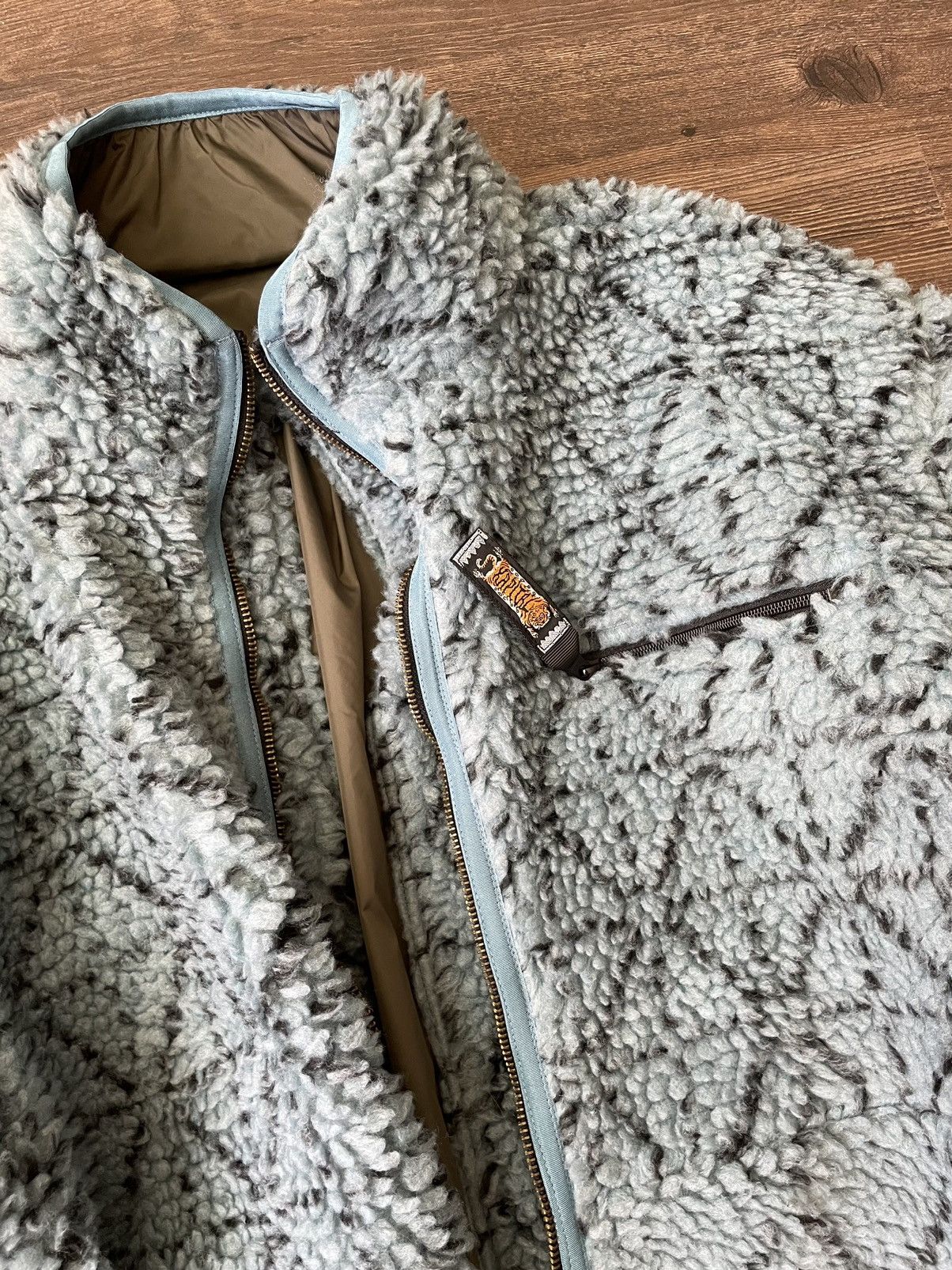 Kapital Kapital Sashiko Fleece Indigo Reversible Jacket Brand New Size US XL / EU 56 / 4 - 2 Thumbnail