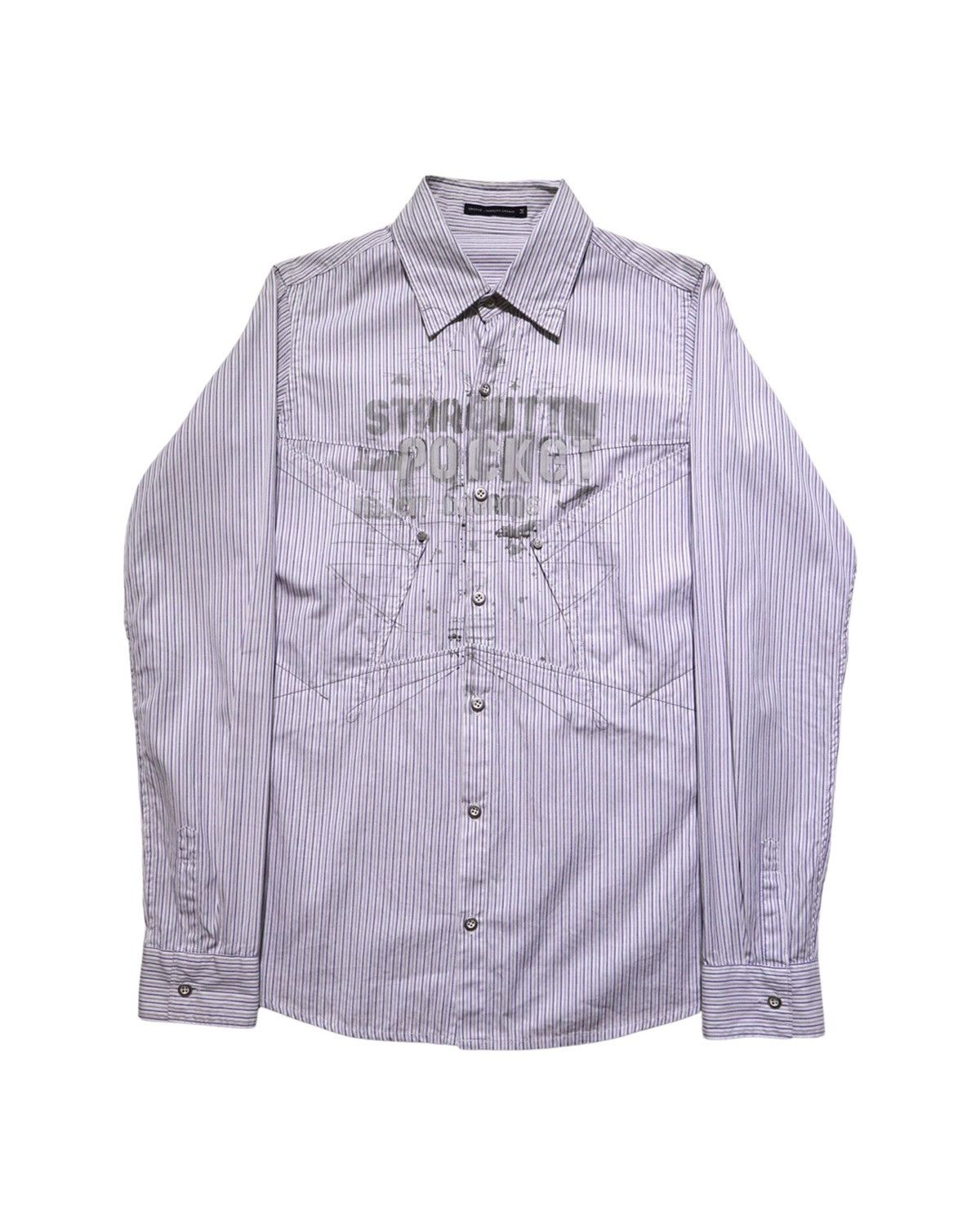Vintage Marithe + Francois Girbaud Star Stitch Button Up Shirt Size S