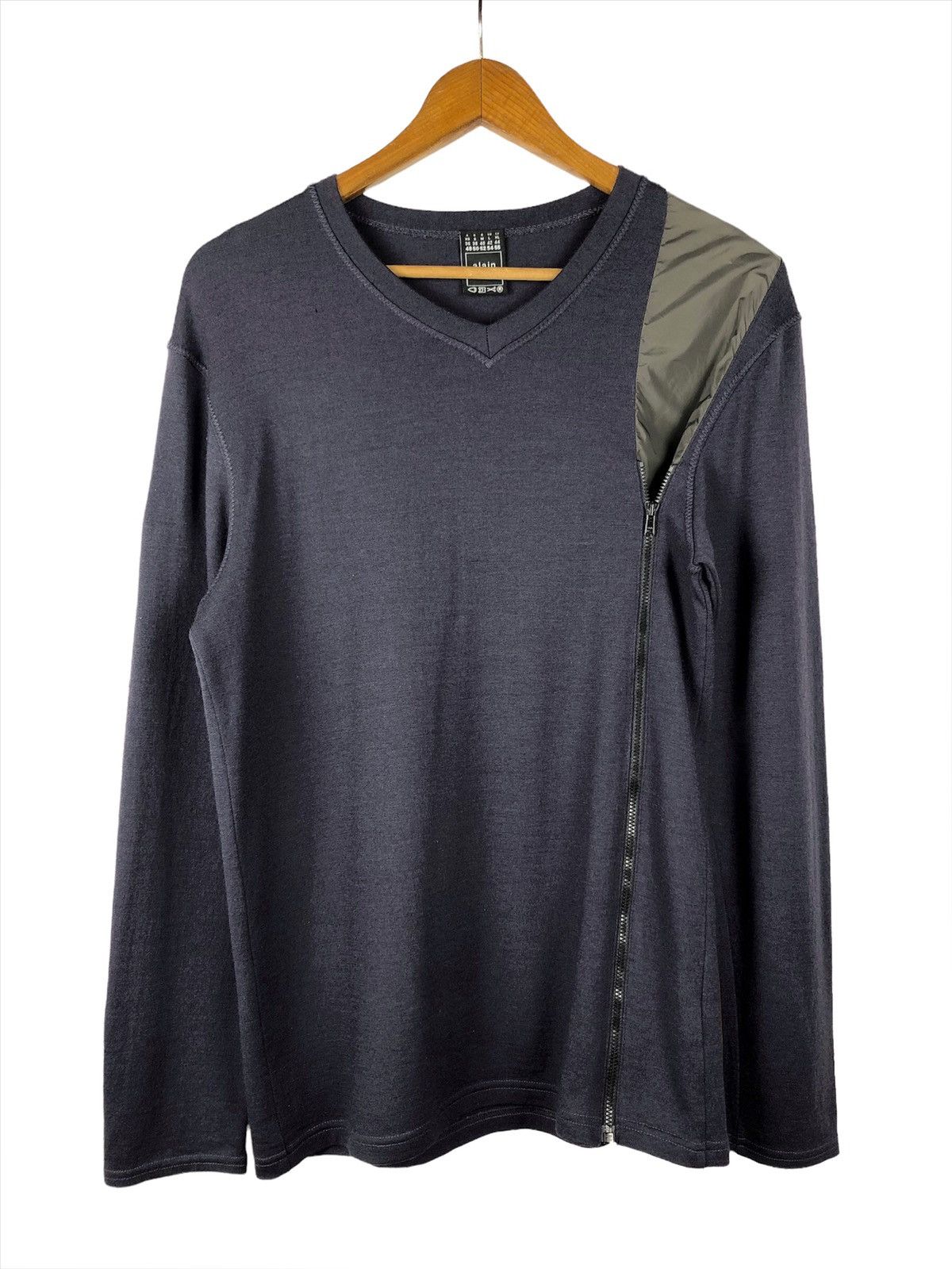 Alain Mikli Alain Mikli Reconstruct Zipper Longsleeve Shirt Size US M / EU 48-50 / 2 - 1 Thumbnail