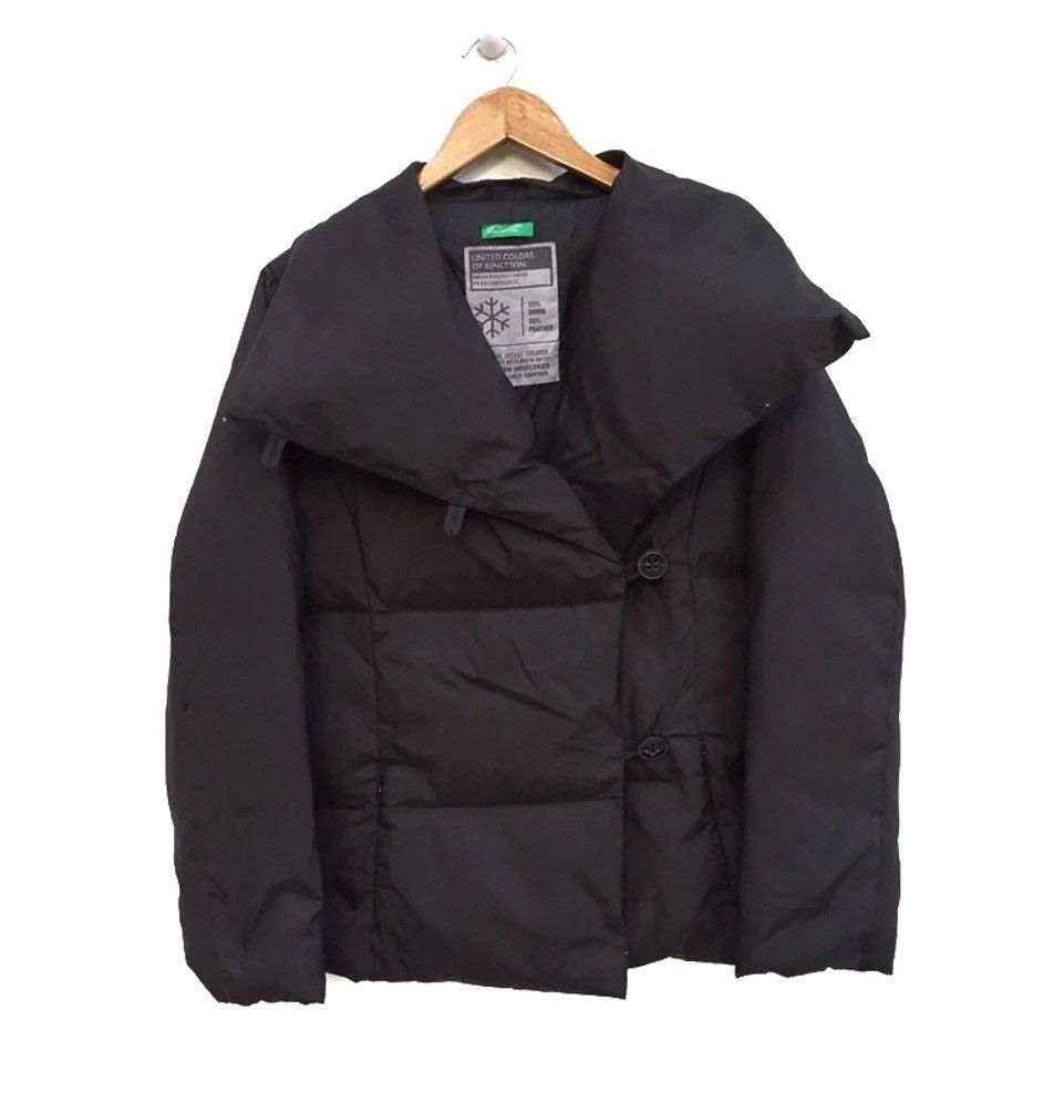 Benetton 💥Vintage Benetton Down Jacket Size M / US 6-8 / IT 42-44 - 1 Thumbnail