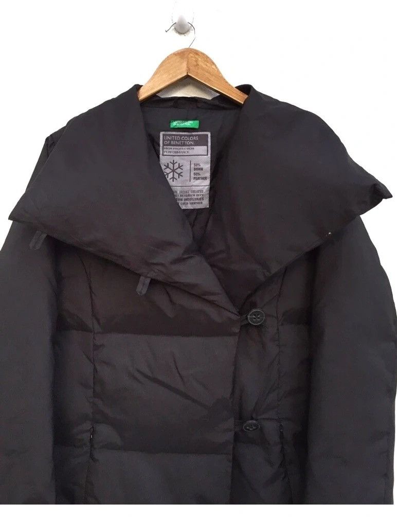 Benetton 💥Vintage Benetton Down Jacket Size M / US 6-8 / IT 42-44 - 3 Thumbnail