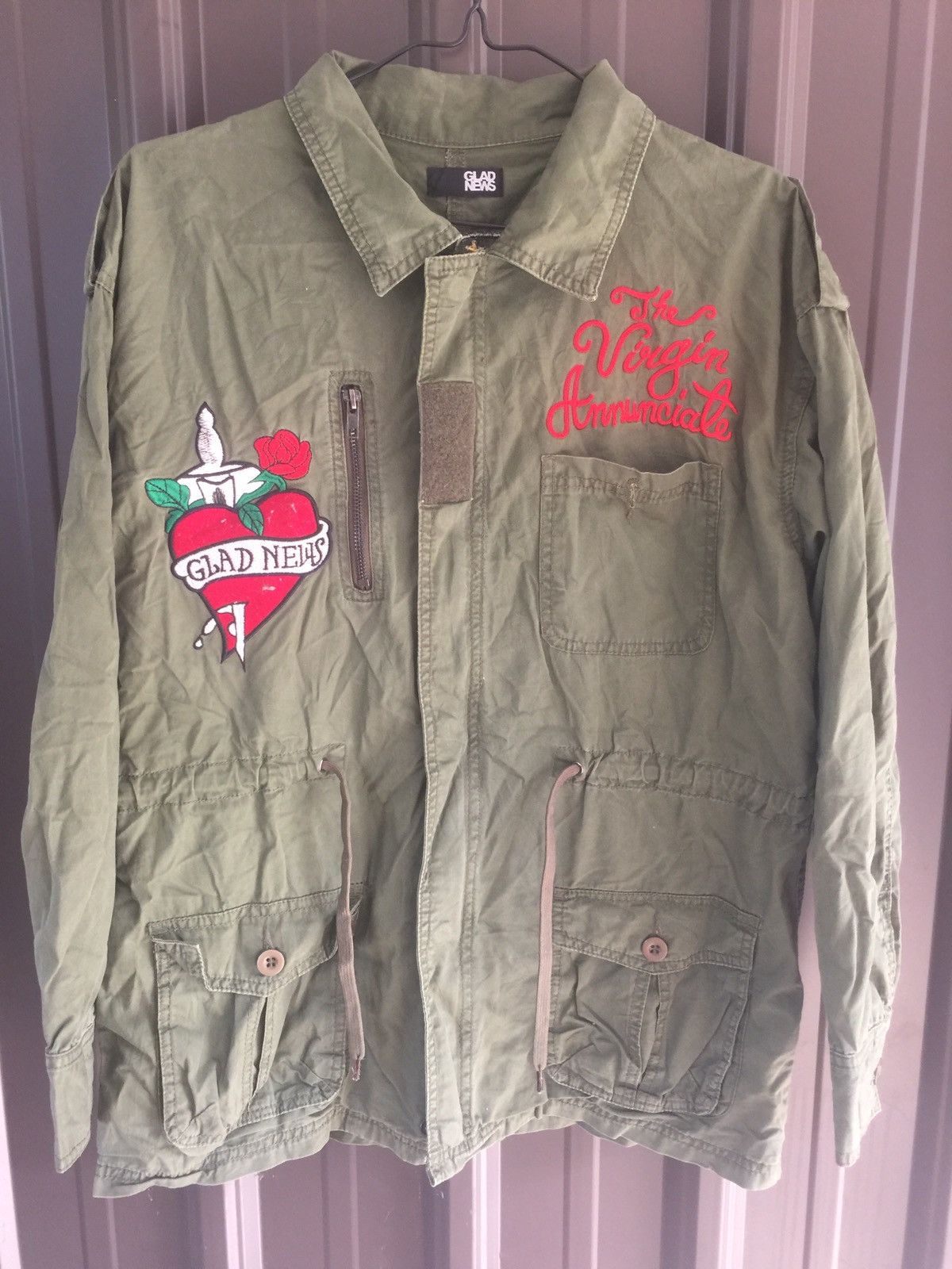 Japanese Brand 🔥Glad News Military Style Field Jacket Size US S / EU 44-46 / 1 - 1 Thumbnail
