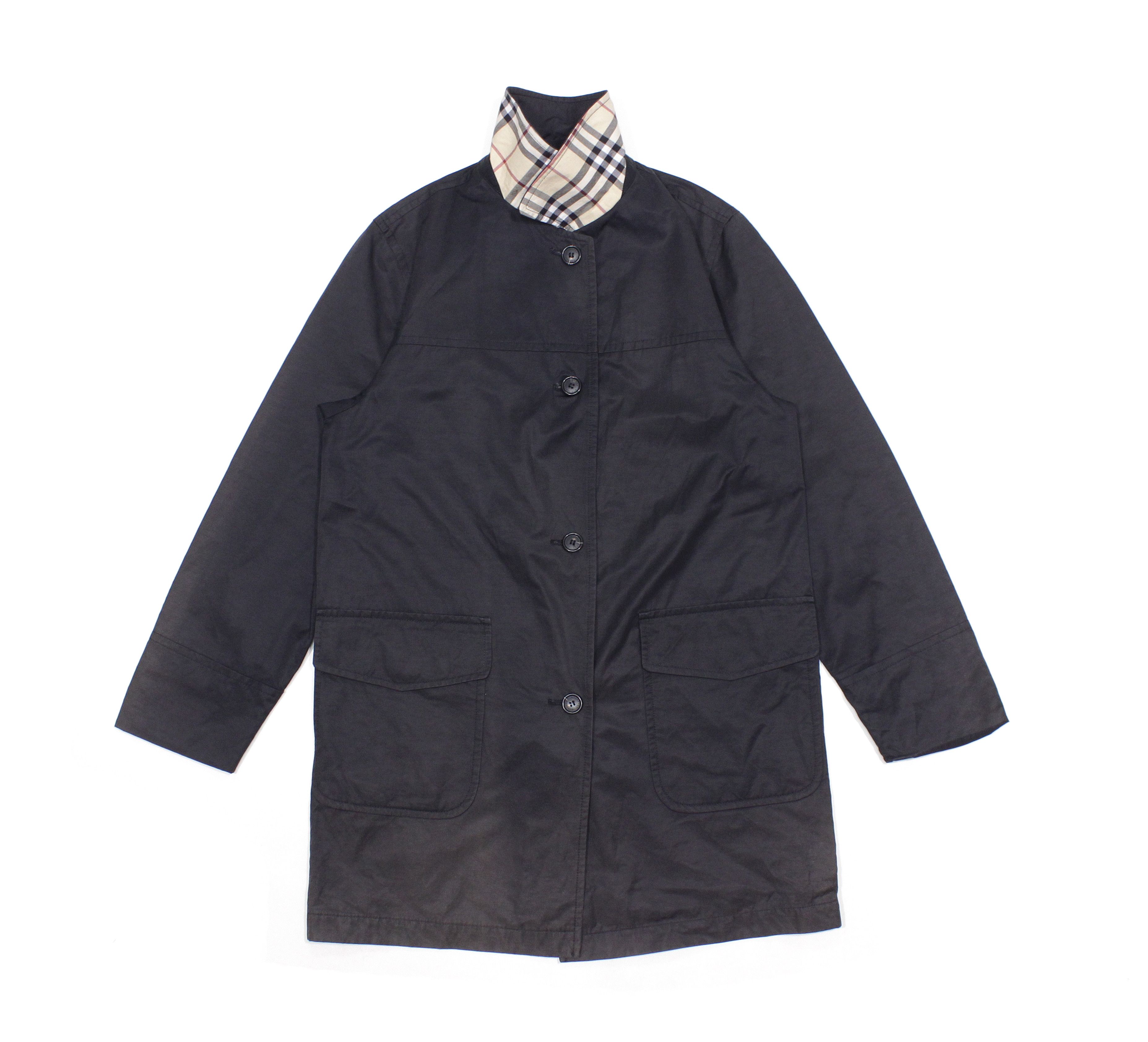 Burberry Nova Check Nylon Cotton Sun Faded Light Coat Size S / US 4 / IT 40 - 1 Thumbnail