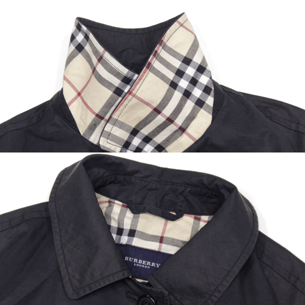 Burberry Nova Check Nylon Cotton Sun Faded Light Coat Size S / US 4 / IT 40 - 6 Thumbnail