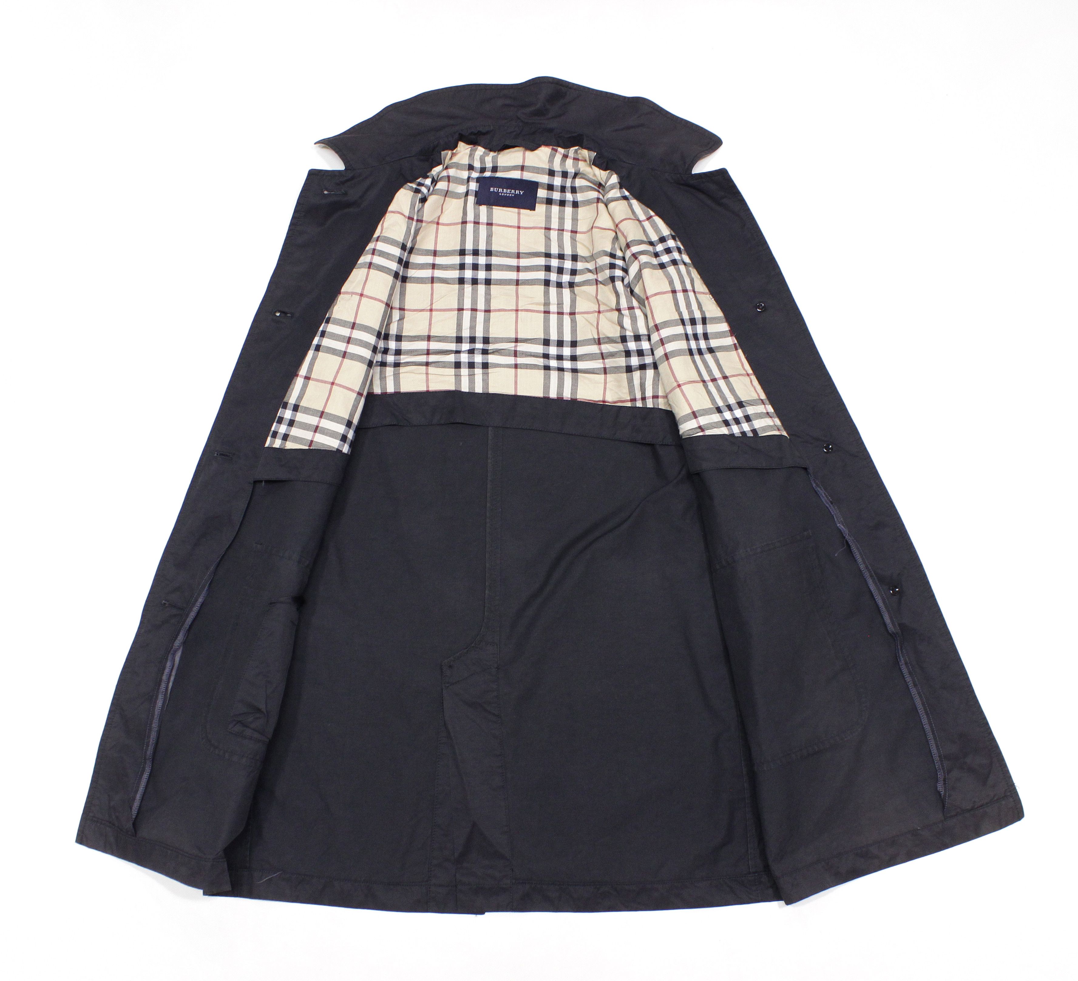 Burberry Nova Check Nylon Cotton Sun Faded Light Coat Size S / US 4 / IT 40 - 2 Thumbnail