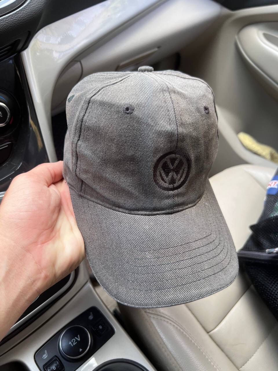 BMW × Vintage 90s Y2K Vintage Volkswagen Cap Hat sun faded graphite Size ONE SIZE - 3 Thumbnail