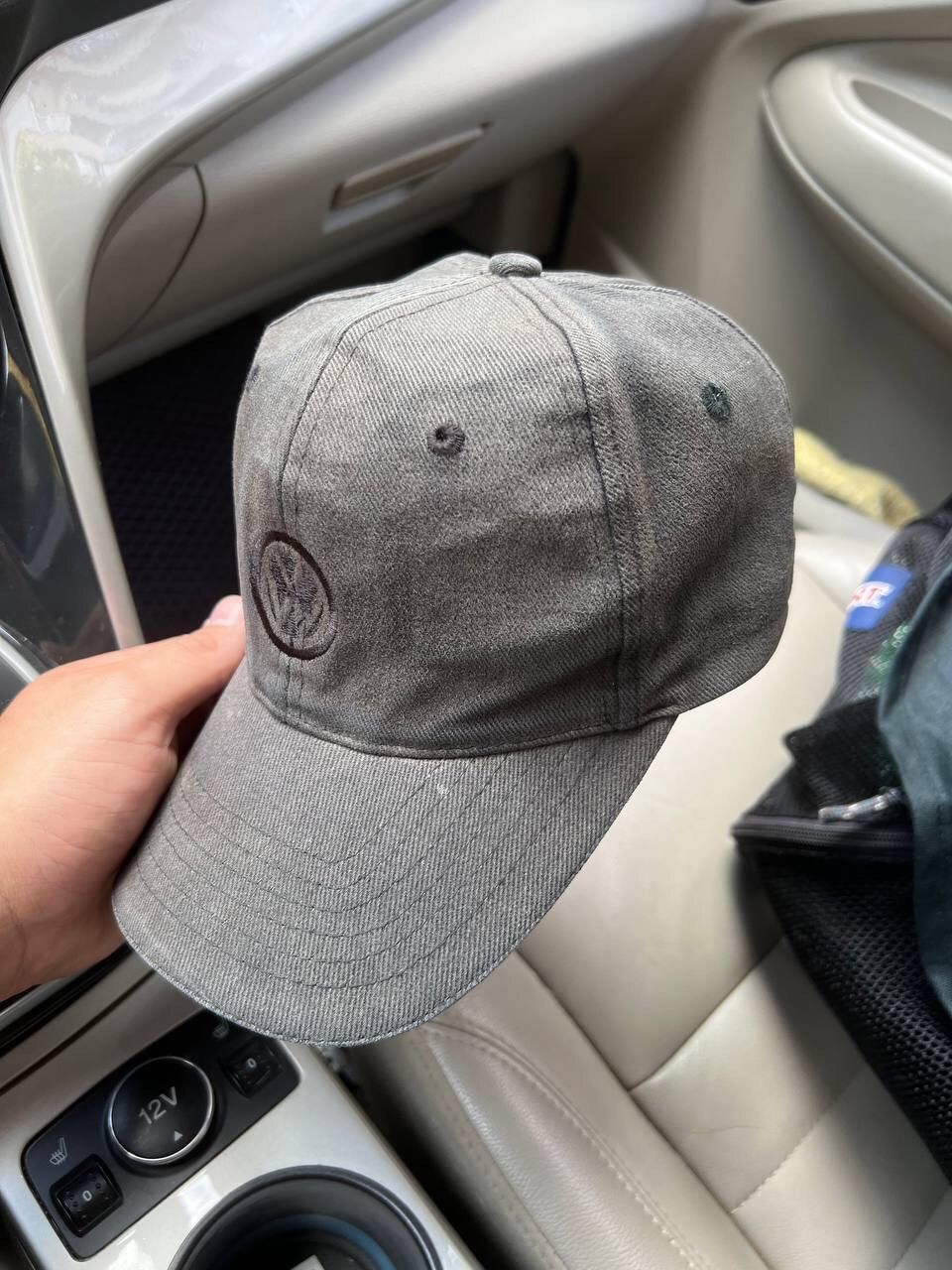 BMW × Vintage 90s Y2K Vintage Volkswagen Cap Hat sun faded graphite Size ONE SIZE - 4 Thumbnail
