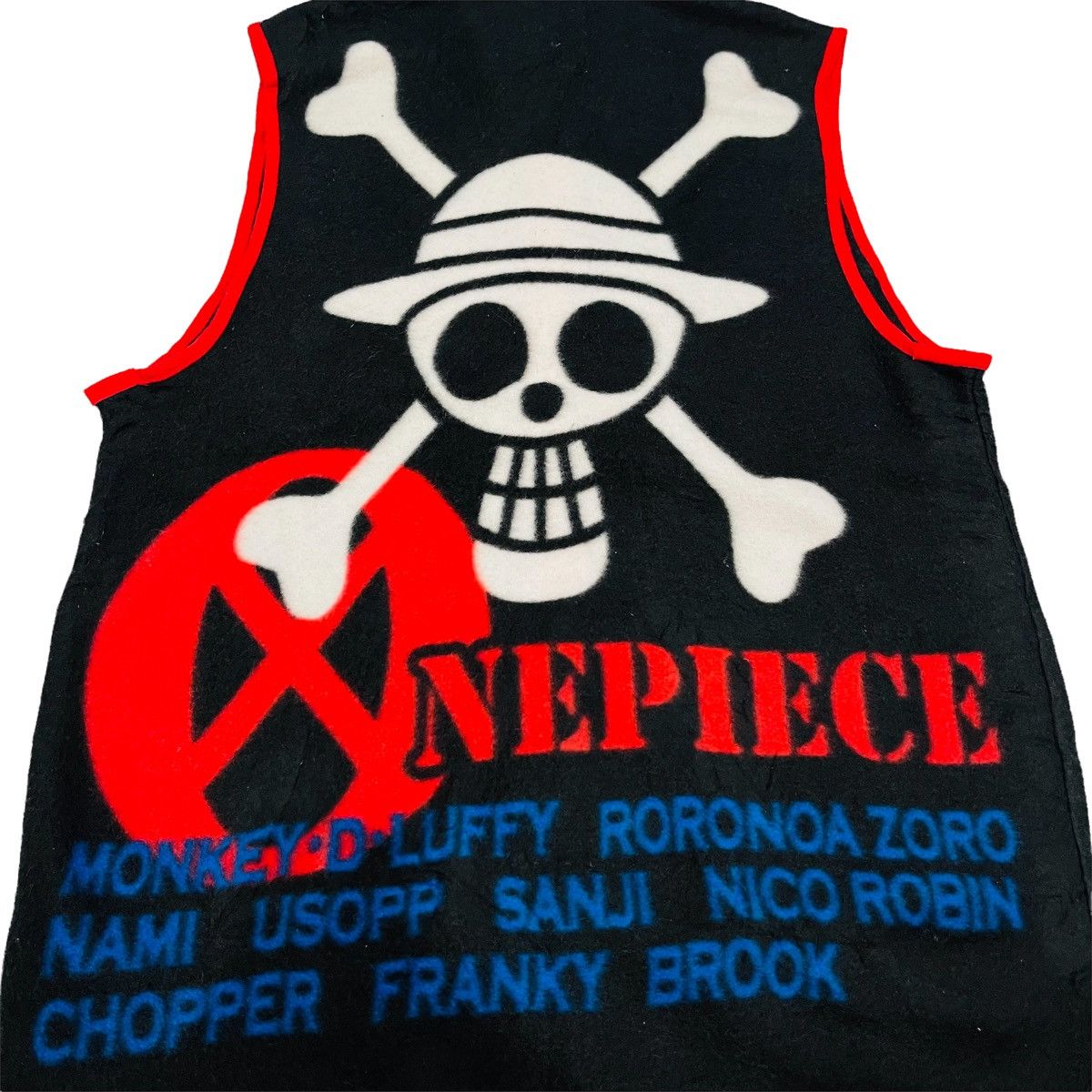 Anime × One Piece One Piece Graphic Fleece Vest Size US L / EU 52-54 / 3 - 2 Thumbnail