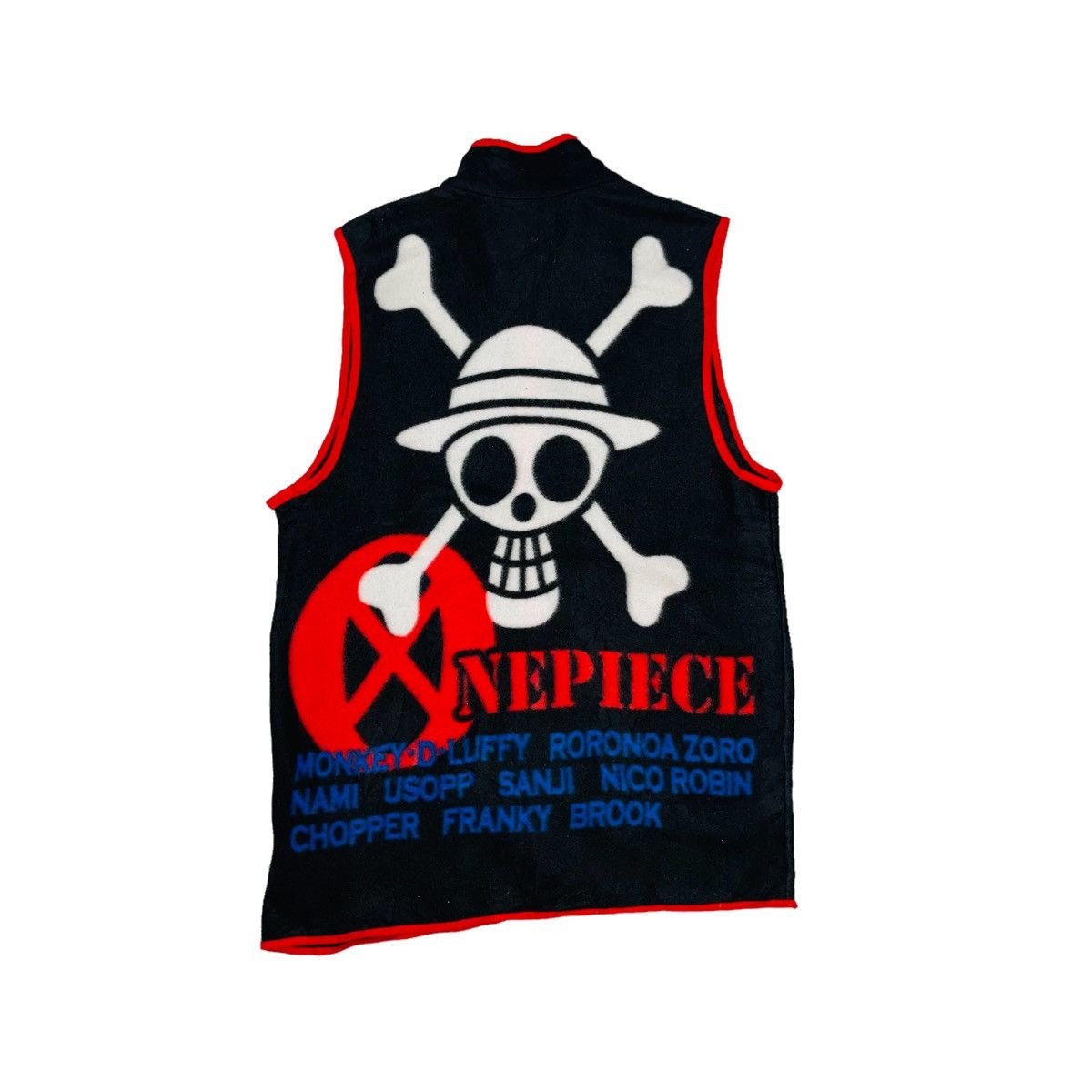 Anime × One Piece One Piece Graphic Fleece Vest Size US L / EU 52-54 / 3 - 1 Thumbnail
