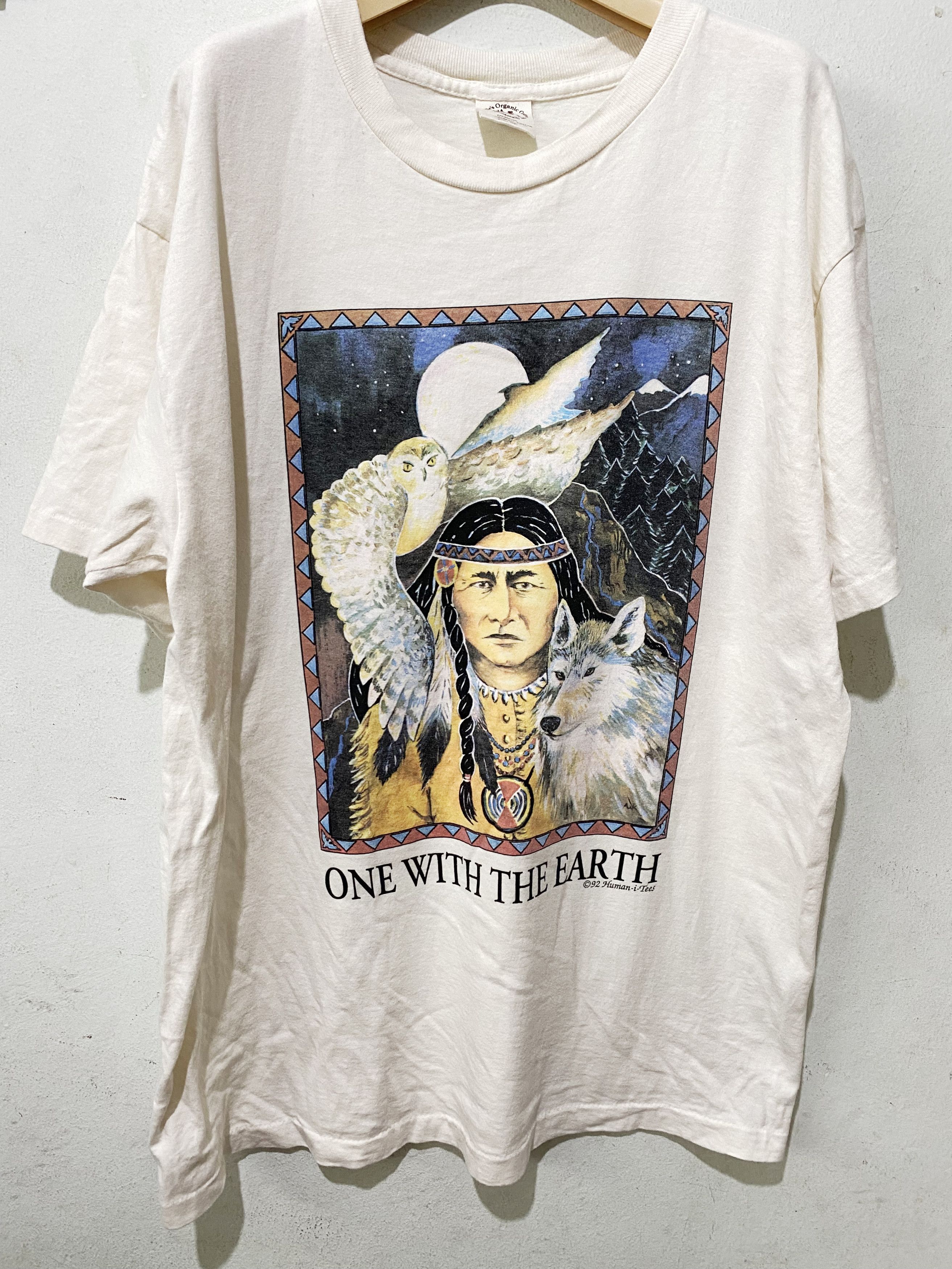 Vintage Human-I-Tees One With The Earth Shirt