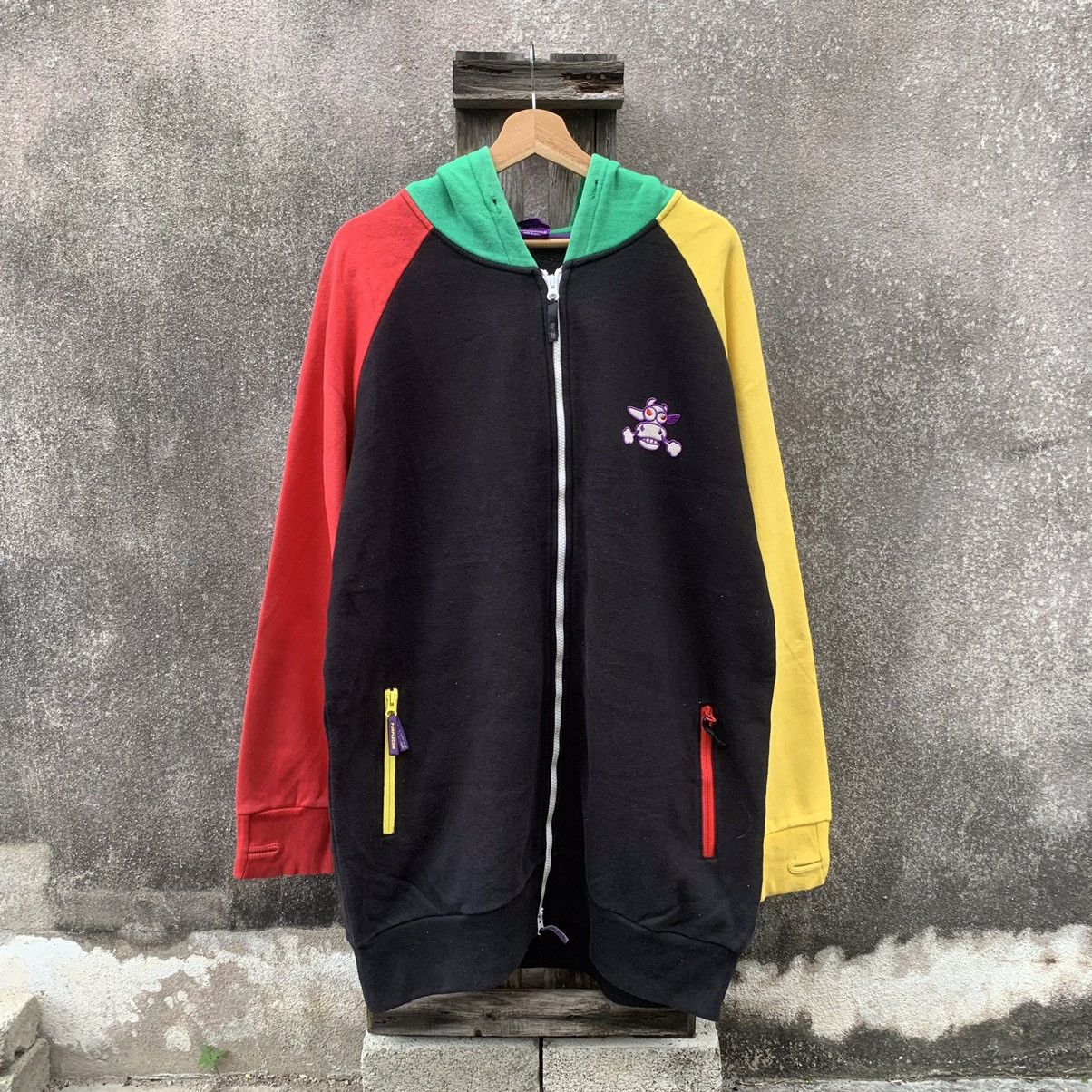 Japanese Brand × Purple Purple Cow Hoodie Multicolour Zip Ups Sweater Jacket Size US L / EU 52-54 / 3 - 1 Thumbnail