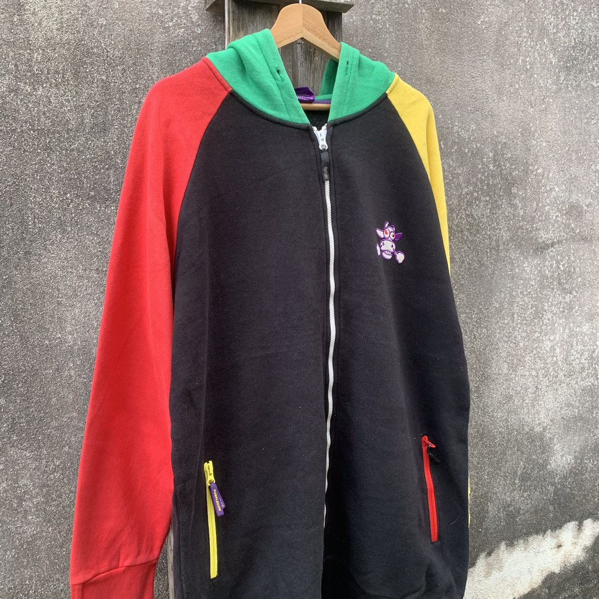 Japanese Brand × Purple Purple Cow Hoodie Multicolour Zip Ups Sweater Jacket Size US L / EU 52-54 / 3 - 2 Thumbnail
