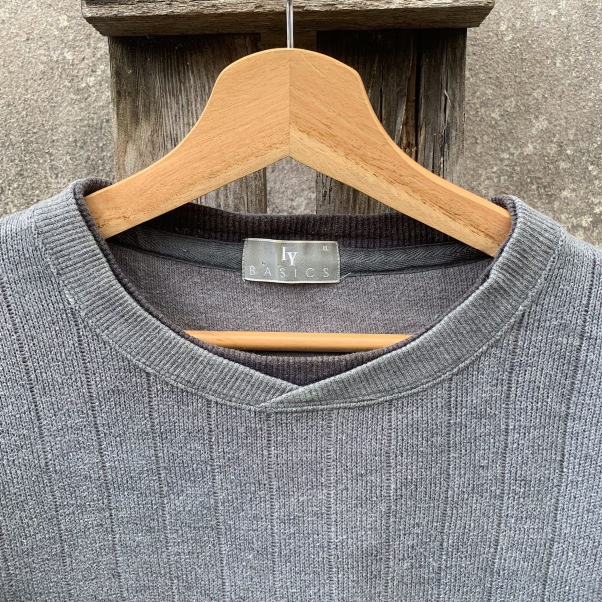 Designer × Japanese Brand × Yohji Yamamoto IY BASICS By Yohji Yamamoto Crewneck Sweater Pullover Jumper Size US L / EU 52-54 / 3 - 2 Thumbnail