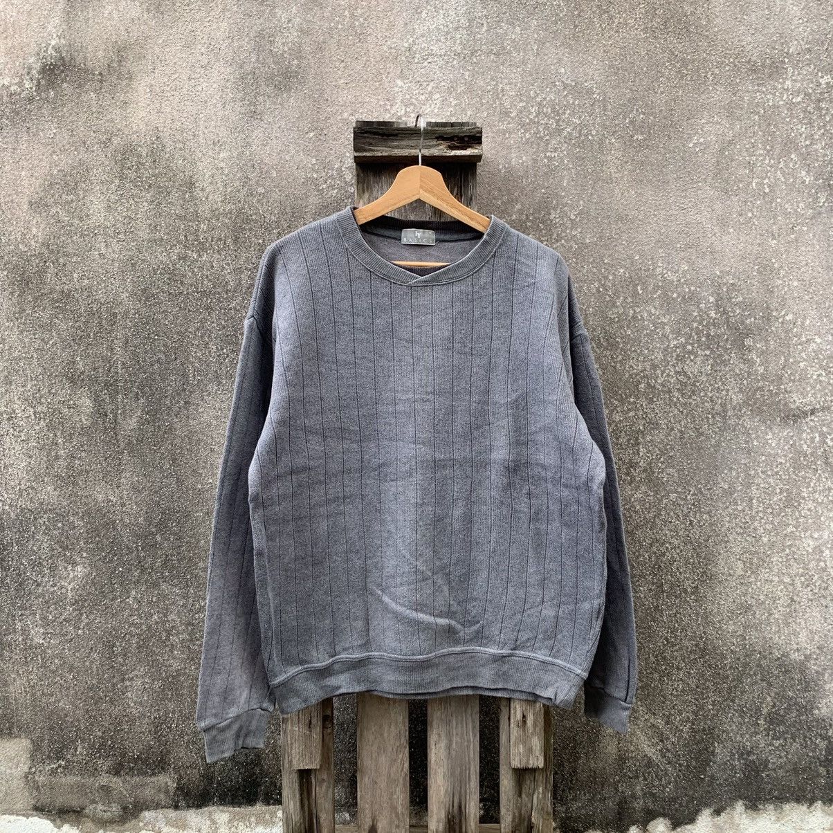 Designer × Japanese Brand × Yohji Yamamoto IY BASICS By Yohji Yamamoto Crewneck Sweater Pullover Jumper Size US L / EU 52-54 / 3 - 1 Thumbnail