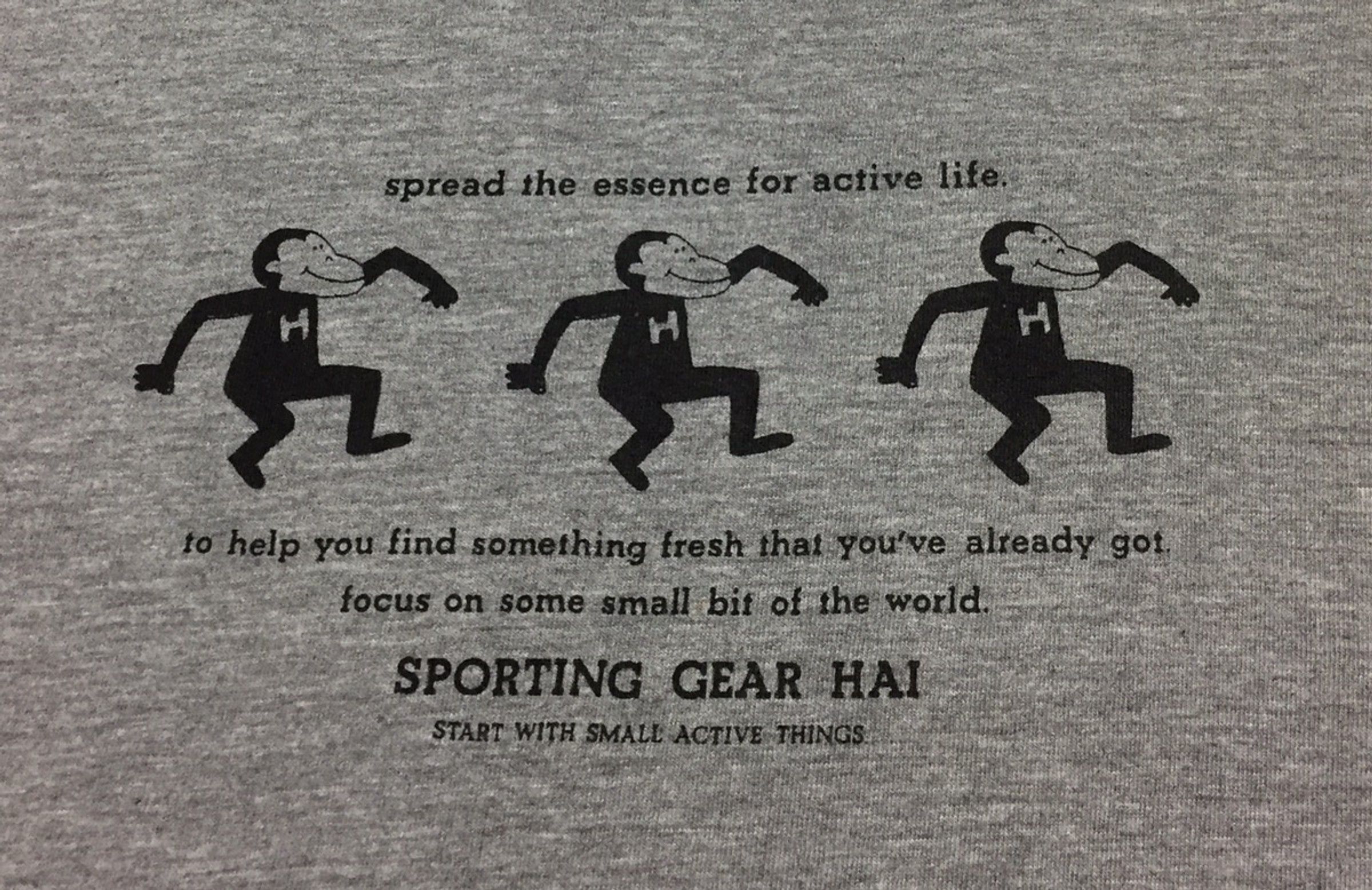 Hai Sporting Gear VINTAGE 90s HAI SPORTING GEAR ISSEY MIYAKE JAPANESE TSHIRT Size US L / EU 52-54 / 3 - 4 Thumbnail