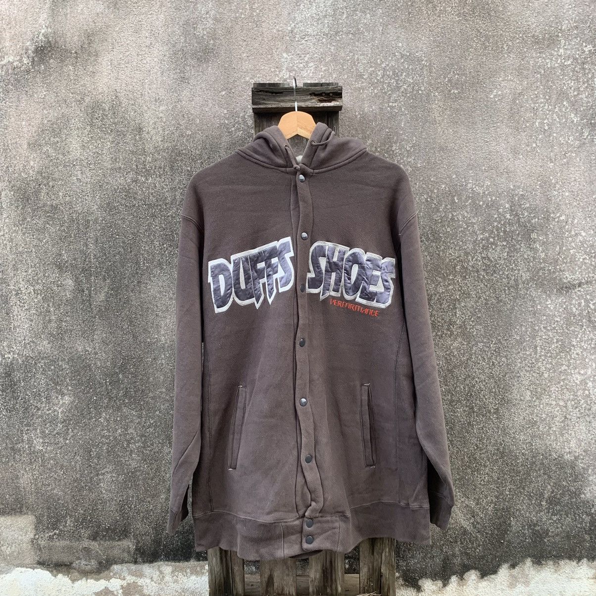 Japanese Brand × Vintage Duffs Performance Button Ups Sweater Faded Pullover Jumper Size US L / EU 52-54 / 3 - 1 Thumbnail