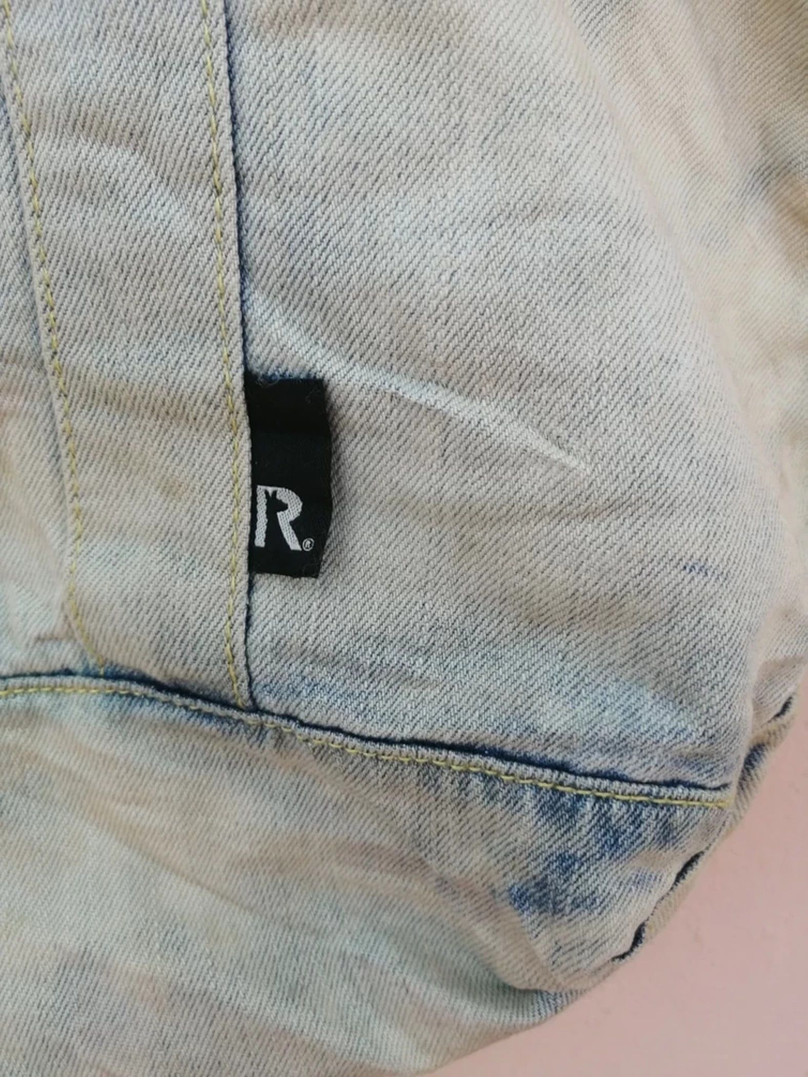 Japanese Brand × ROOTOTE ❤FINAL DROP❤ROOTOTE. jp Acid Wash Denim Tote Bag Size ONE SIZE - 2 Thumbnail