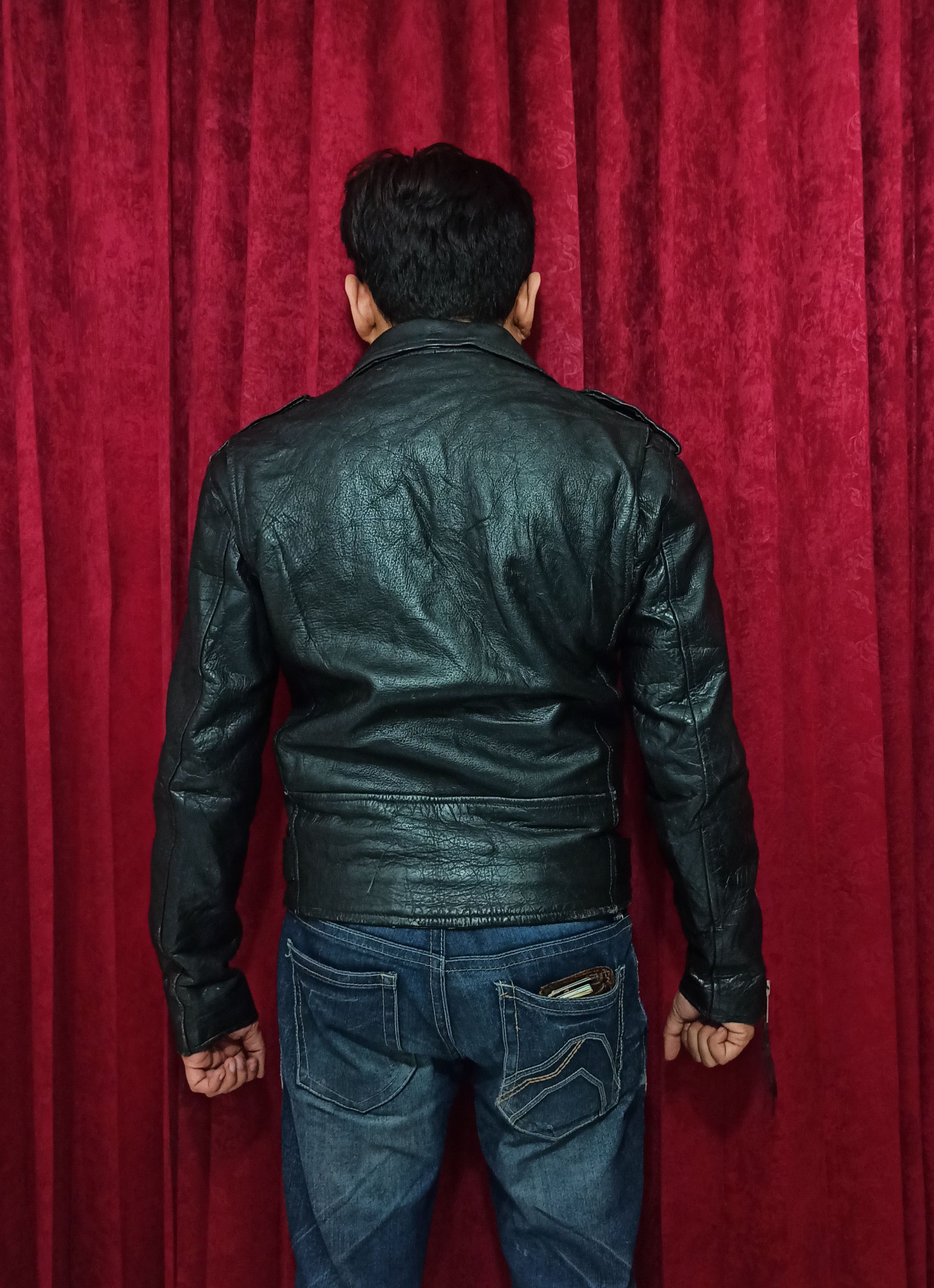 Jarvis bond shop leather jacket