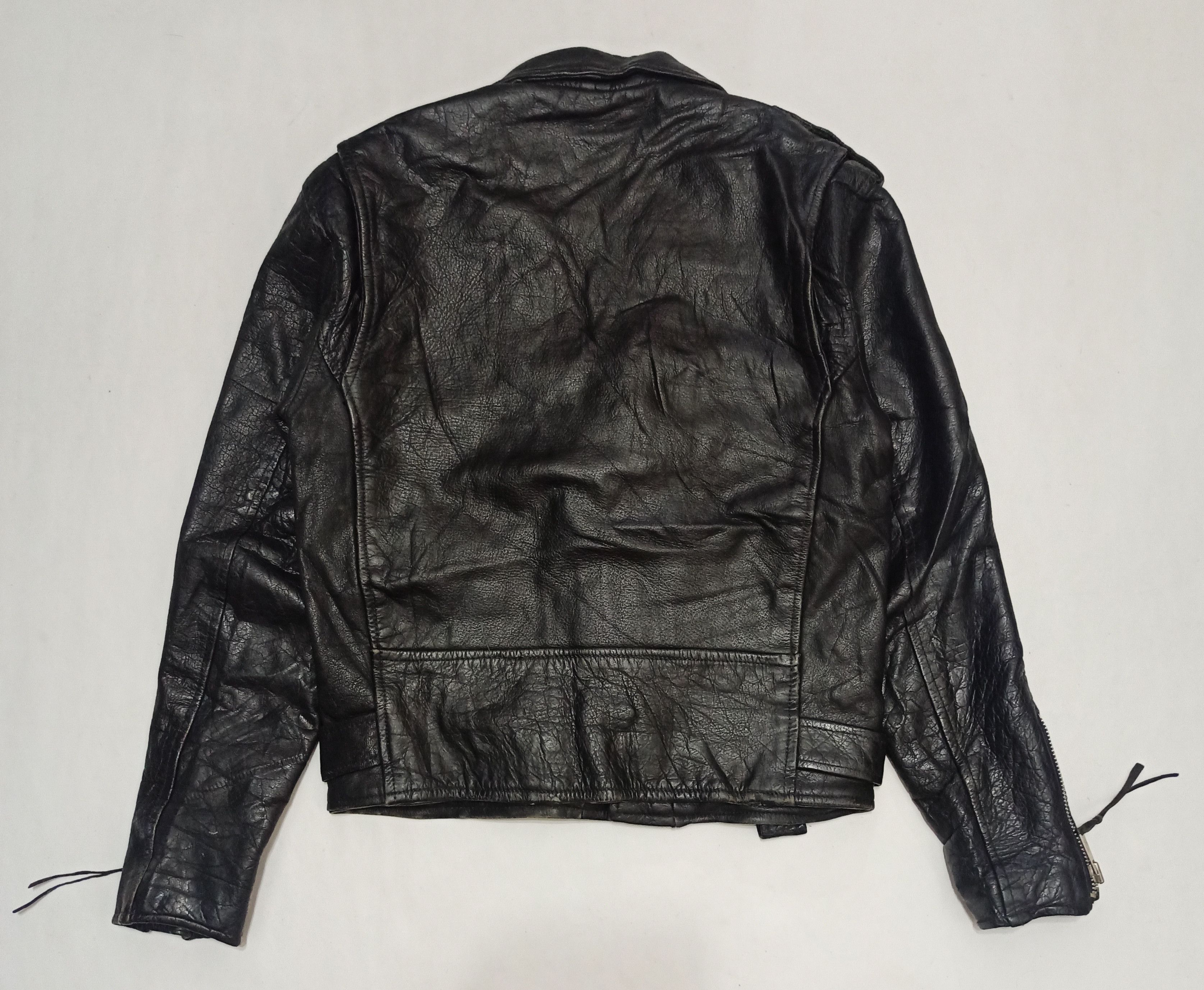 Vintage Vintage 70s Jarvis Bond Motorcycle Buffalo Leather Jacket | Grailed