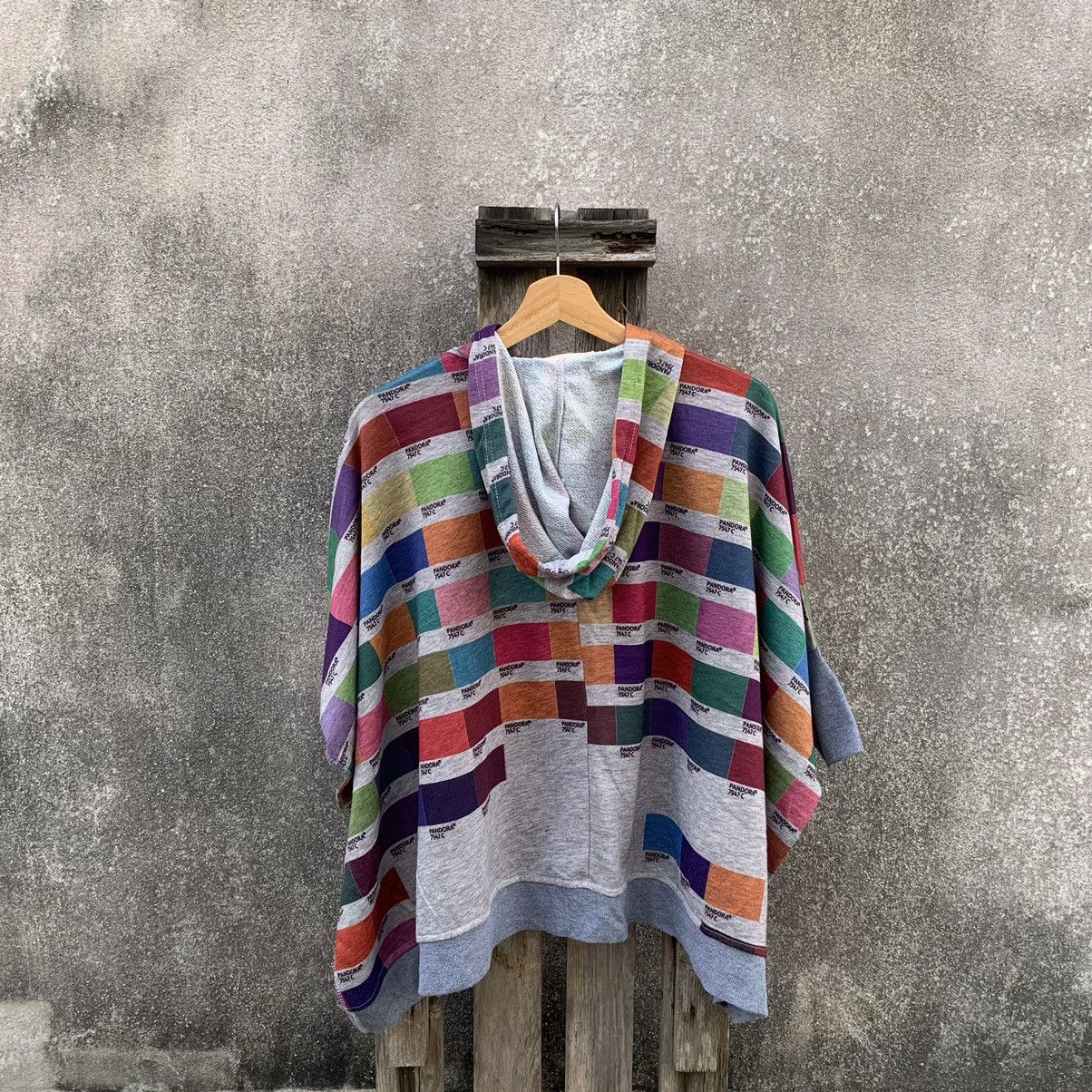 Japanese Brand Pandora Multicolour Block Sweater Cropped Baggy Jumper Size ONE SIZE - 6 Thumbnail