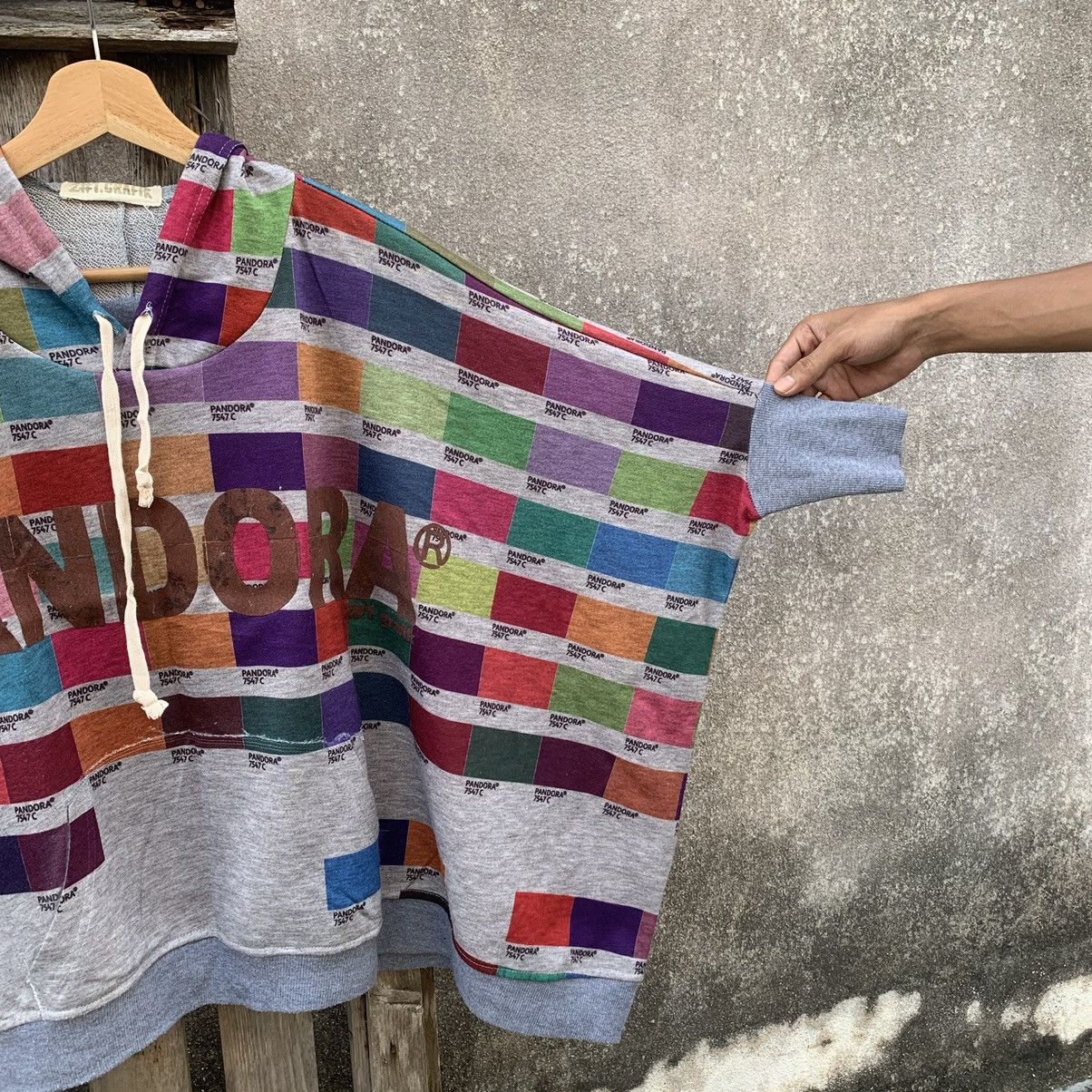 Japanese Brand Pandora Multicolour Block Sweater Cropped Baggy Jumper Size ONE SIZE - 5 Thumbnail