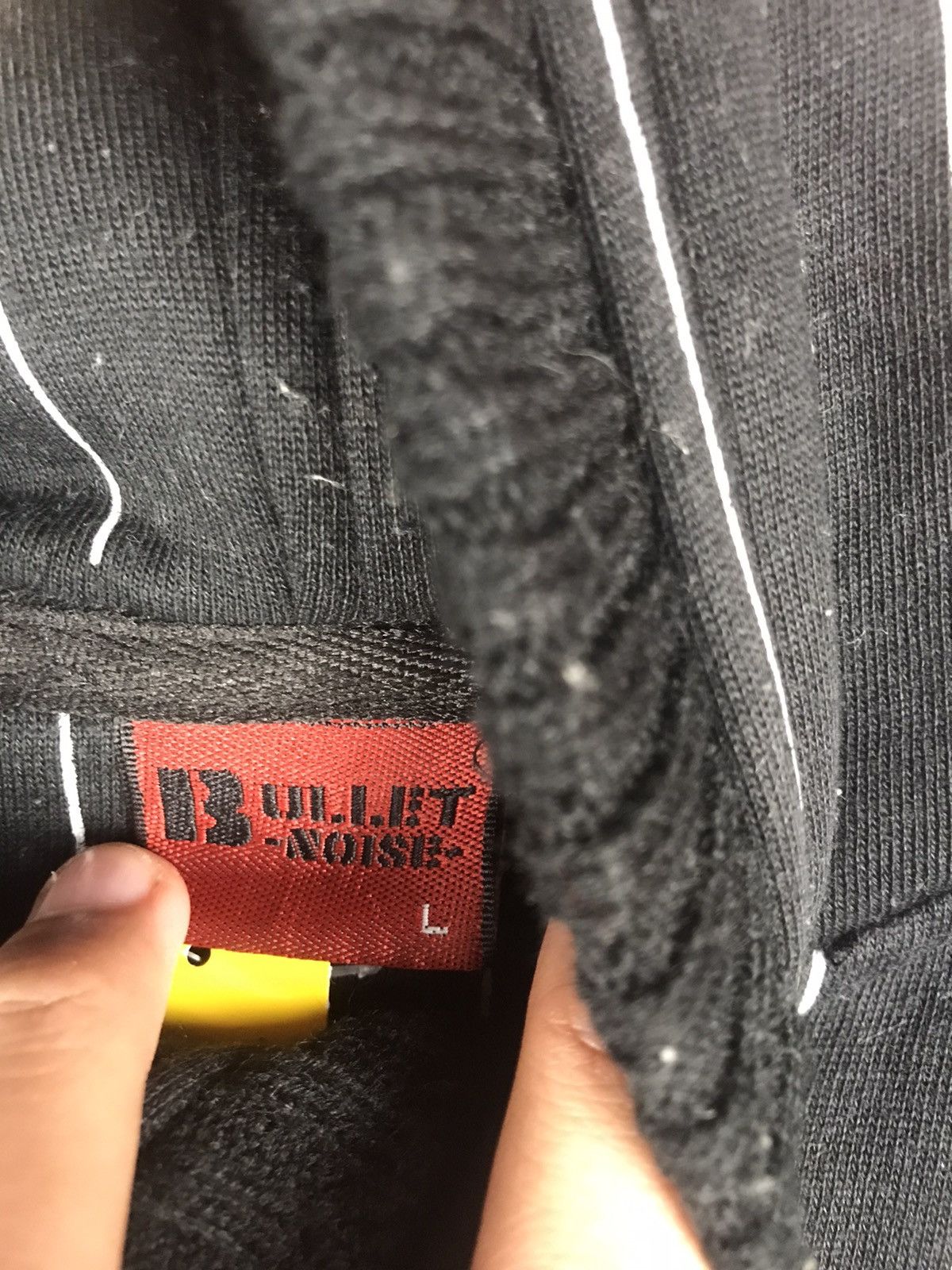 Japanese Brand DLL Bullet Noise Stripes hoodie Sweater #2474 Size US L / EU 52-54 / 3 - 5 Thumbnail