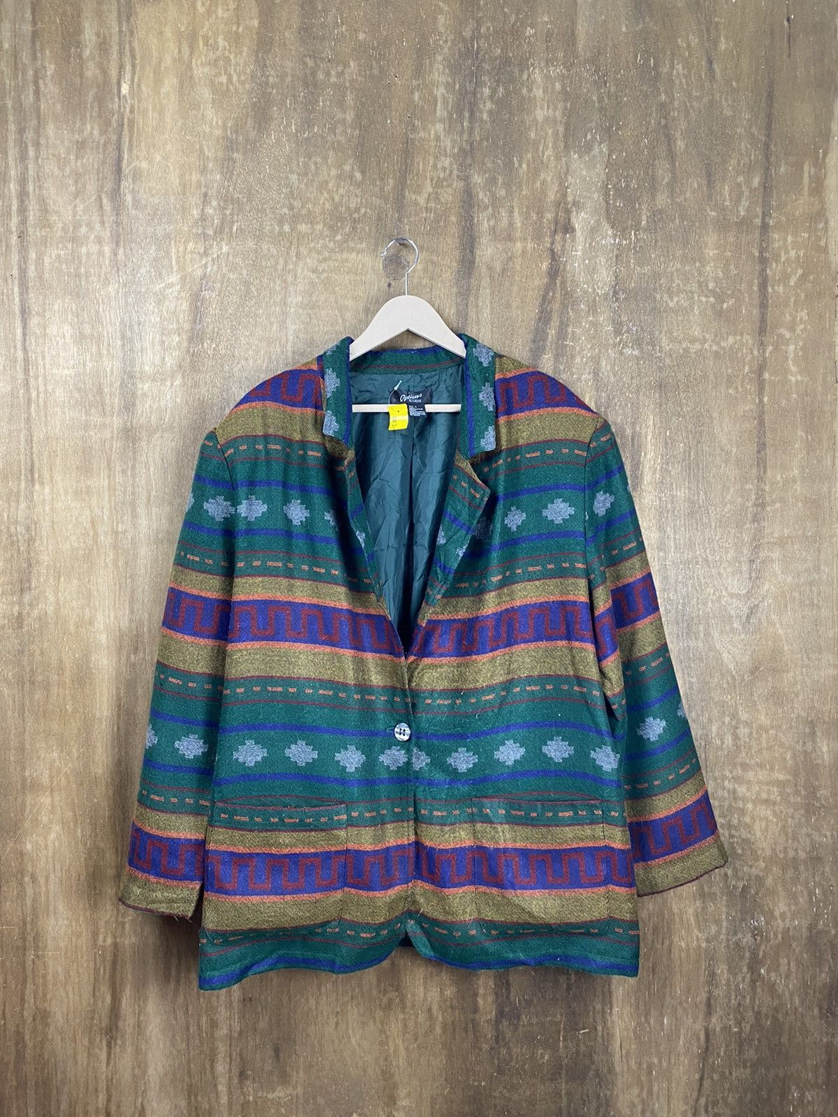 Vintage Options art vintage cardigan Jacket #2680 Size US L / EU 52-54 / 3 - 1 Thumbnail