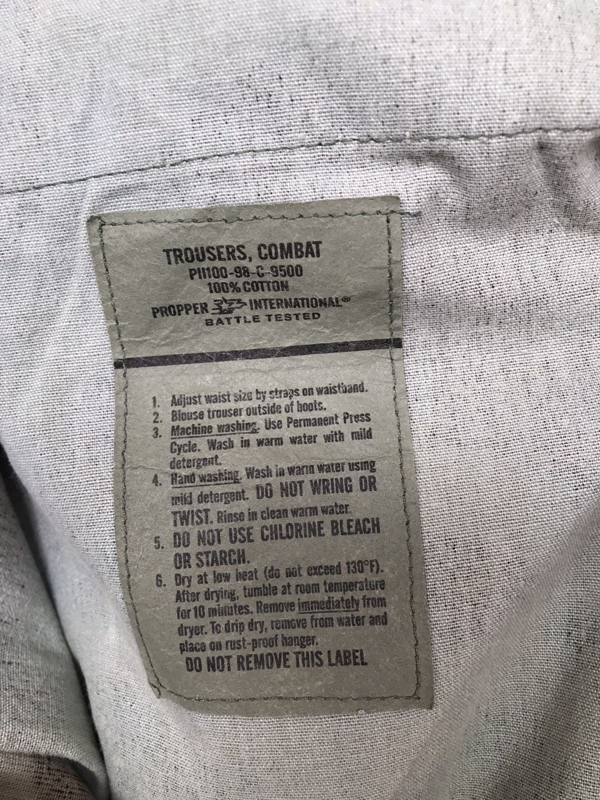 Vintage Vintage Military Pants Size US 34 / EU 50 - 9 Thumbnail