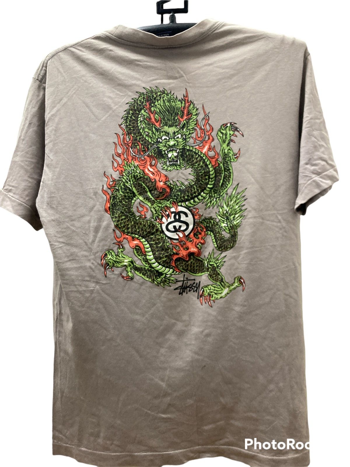 Stussy × Very Rare × Vintage Vintage Stussy dragon shirt
