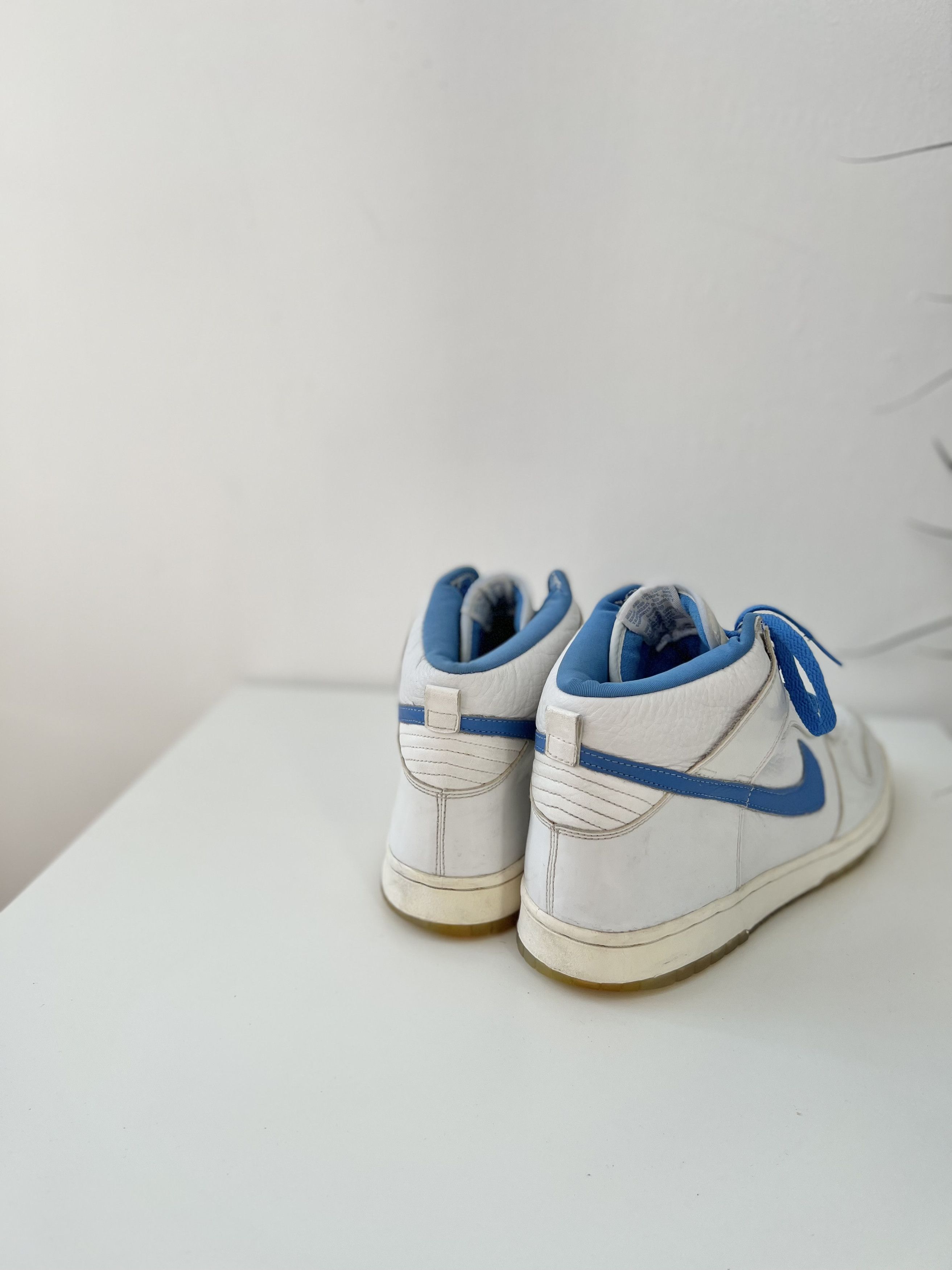 Nike × Vintage NIke Dunk High UNC white University blue DS 2002 Size US 12 / EU 45 - 6 Thumbnail