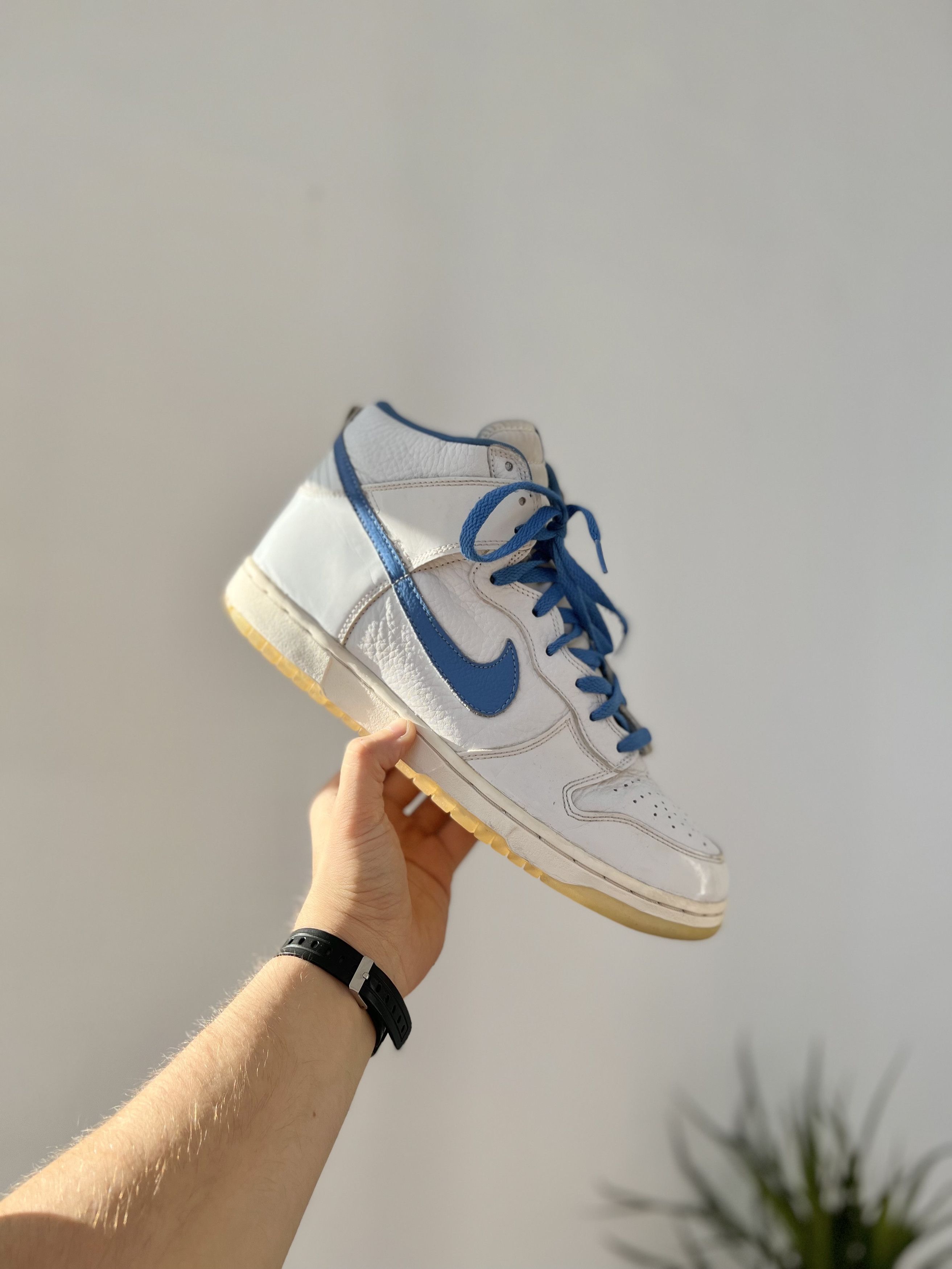 Nike × Vintage NIke Dunk High UNC white University blue DS 2002 Size US 12 / EU 45 - 3 Thumbnail