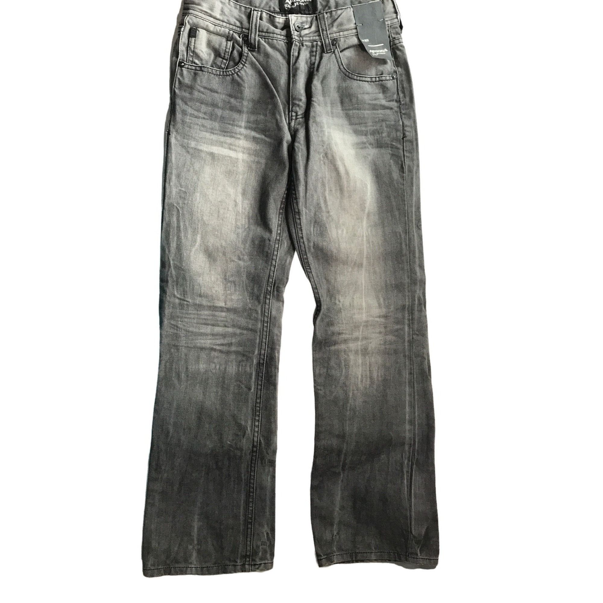 ARIZONA BOOT CUT DISTRESSED JEANS