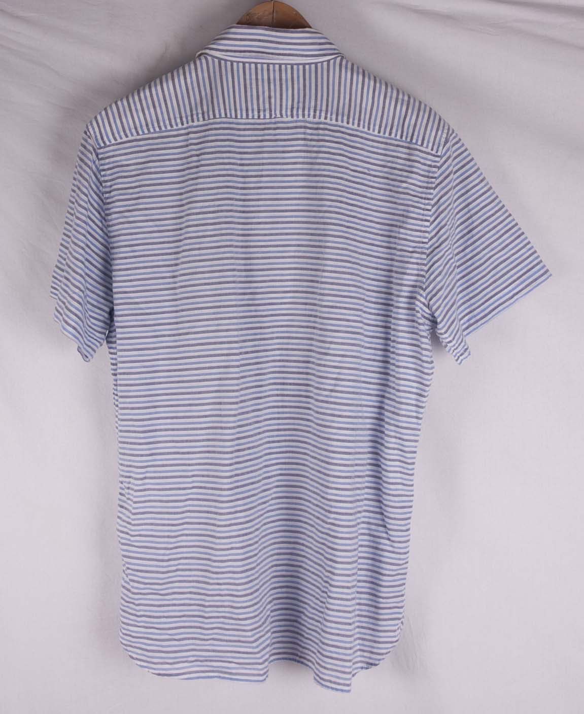 Rag & Bone Rag & Bones Shirt Short Sleeve Stripe Size L Size US L / EU 52-54 / 3 - 6 Thumbnail
