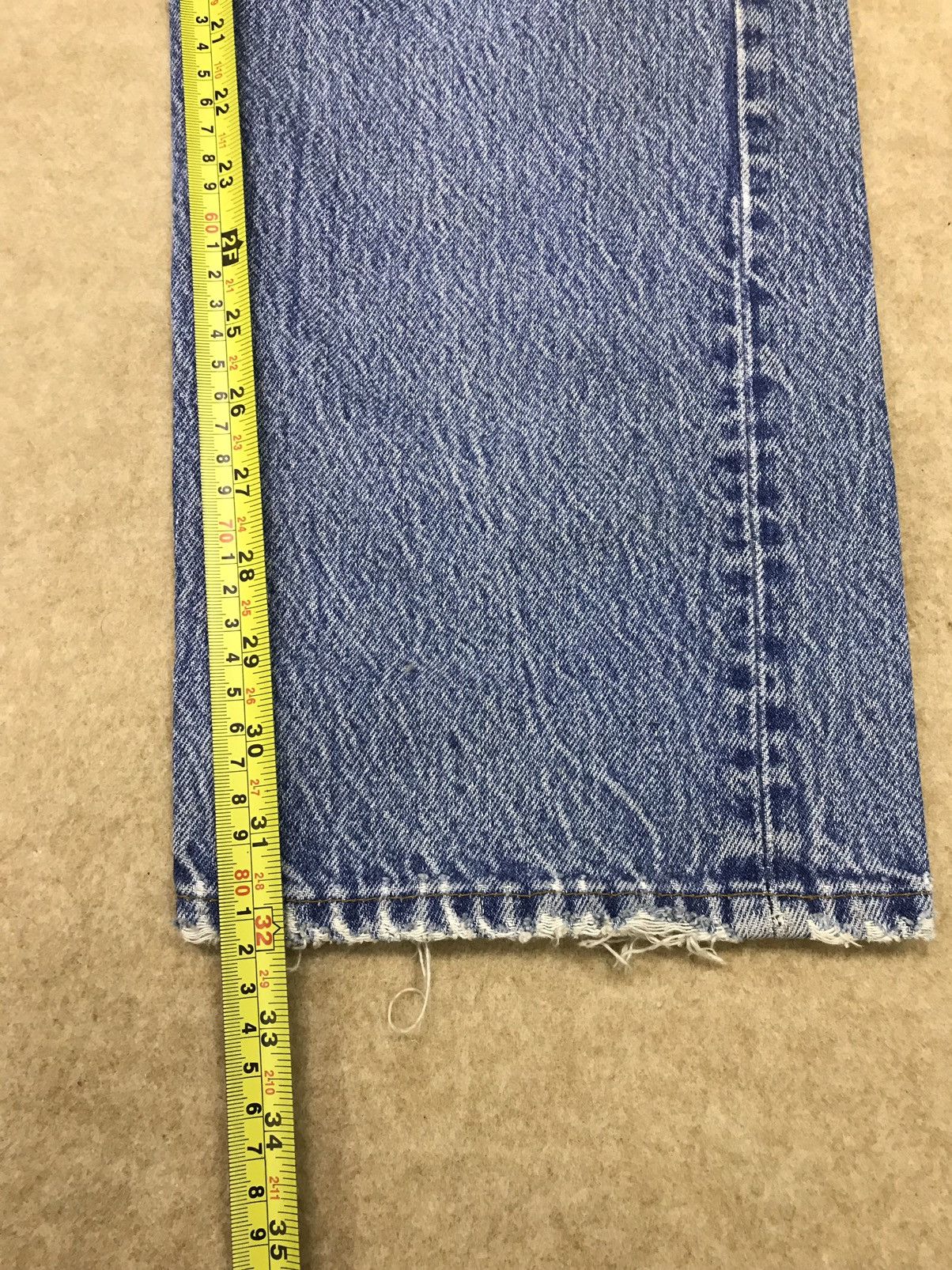 Levi's Vintage Clothing × Vintage Vintage Levi’s 501 Distressed Denim Made In USA 34x32 Size US 34 / EU 50 - 17 Thumbnail