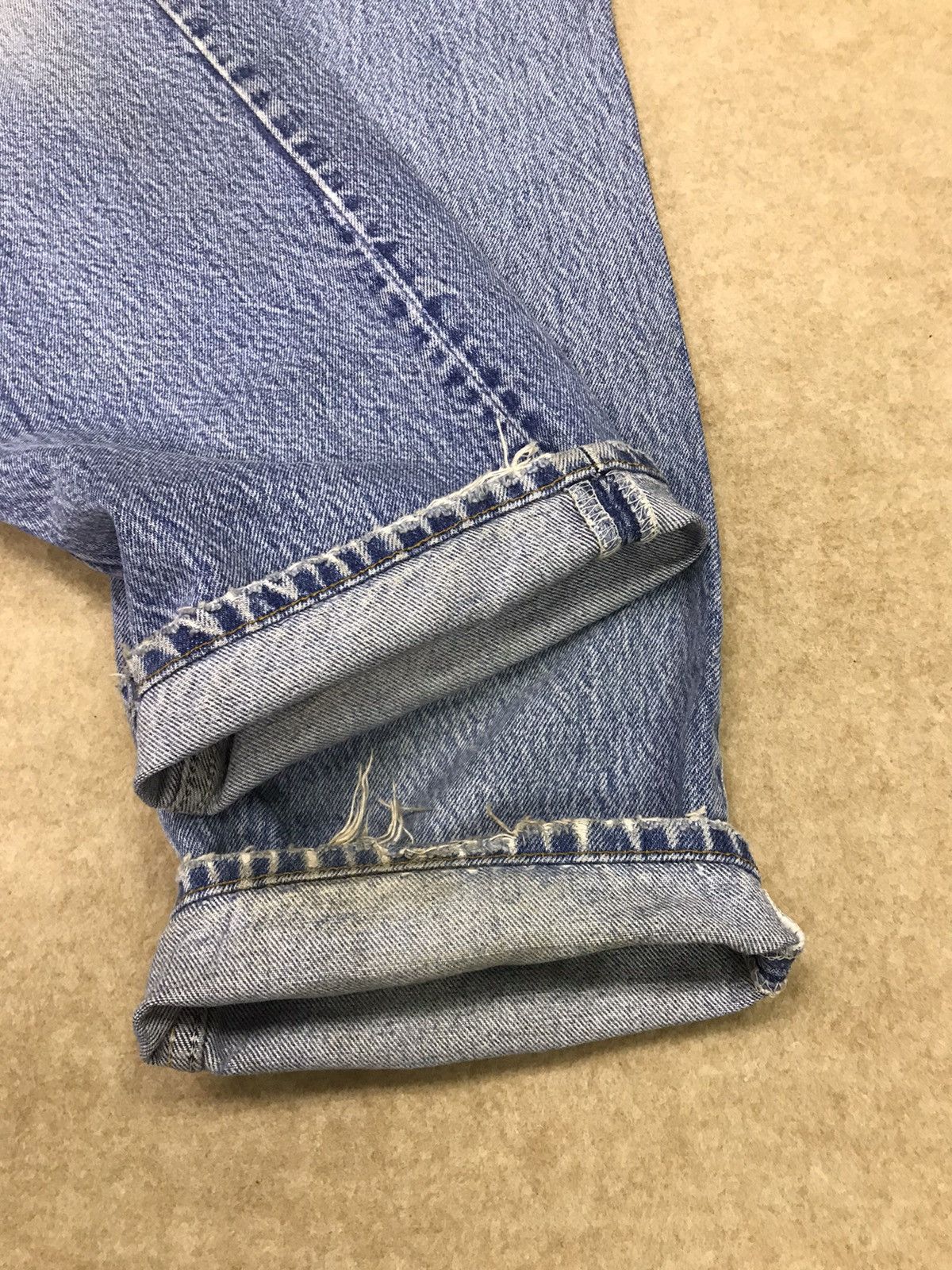 Levi's Vintage Clothing × Vintage Vintage Levi’s 501 Distressed Denim Made In USA 34x32 Size US 34 / EU 50 - 10 Thumbnail