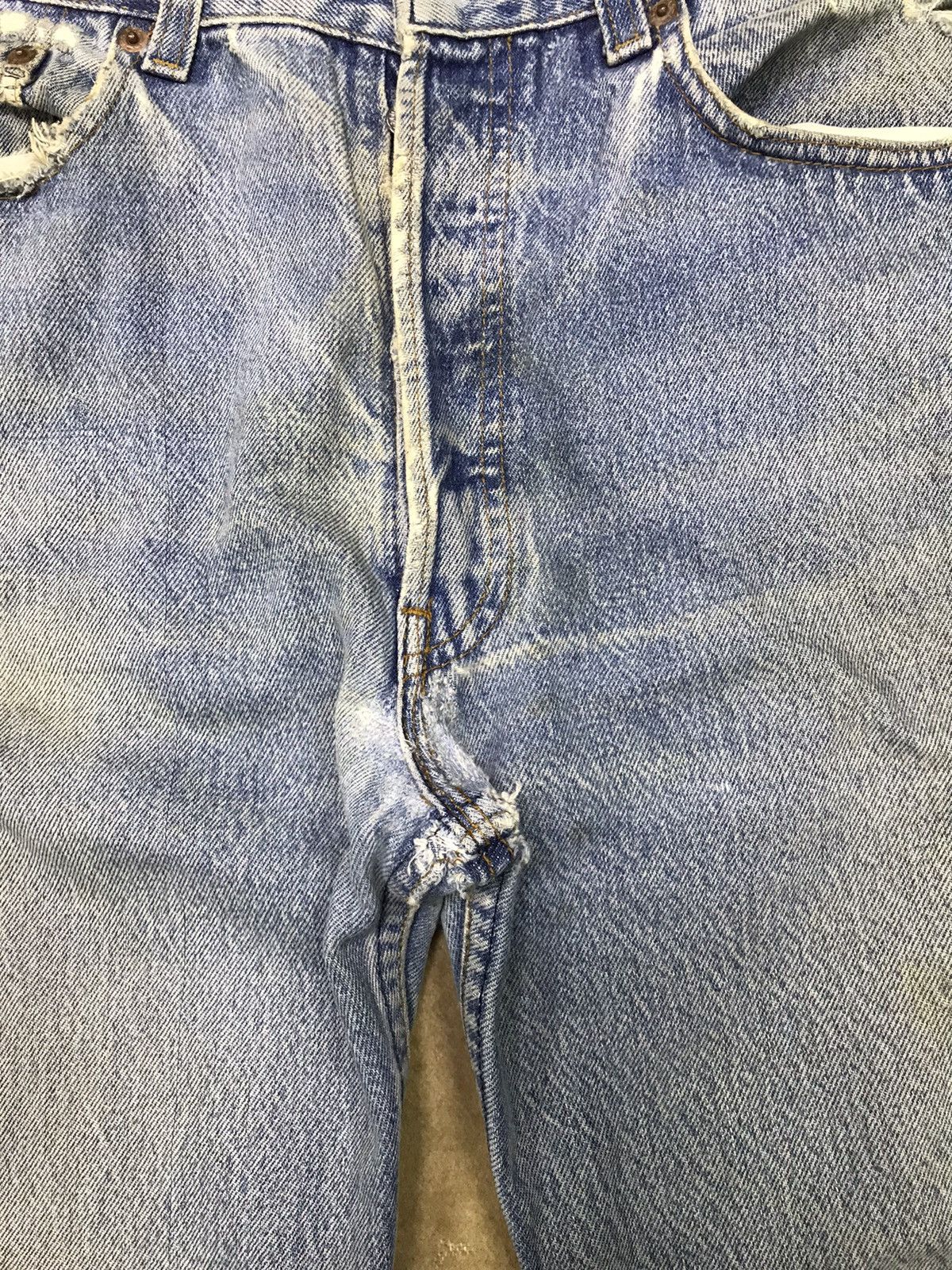 Levi's Vintage Clothing × Vintage Vintage Levi’s 501 Distressed Denim Made In USA 34x32 Size US 34 / EU 50 - 6 Thumbnail